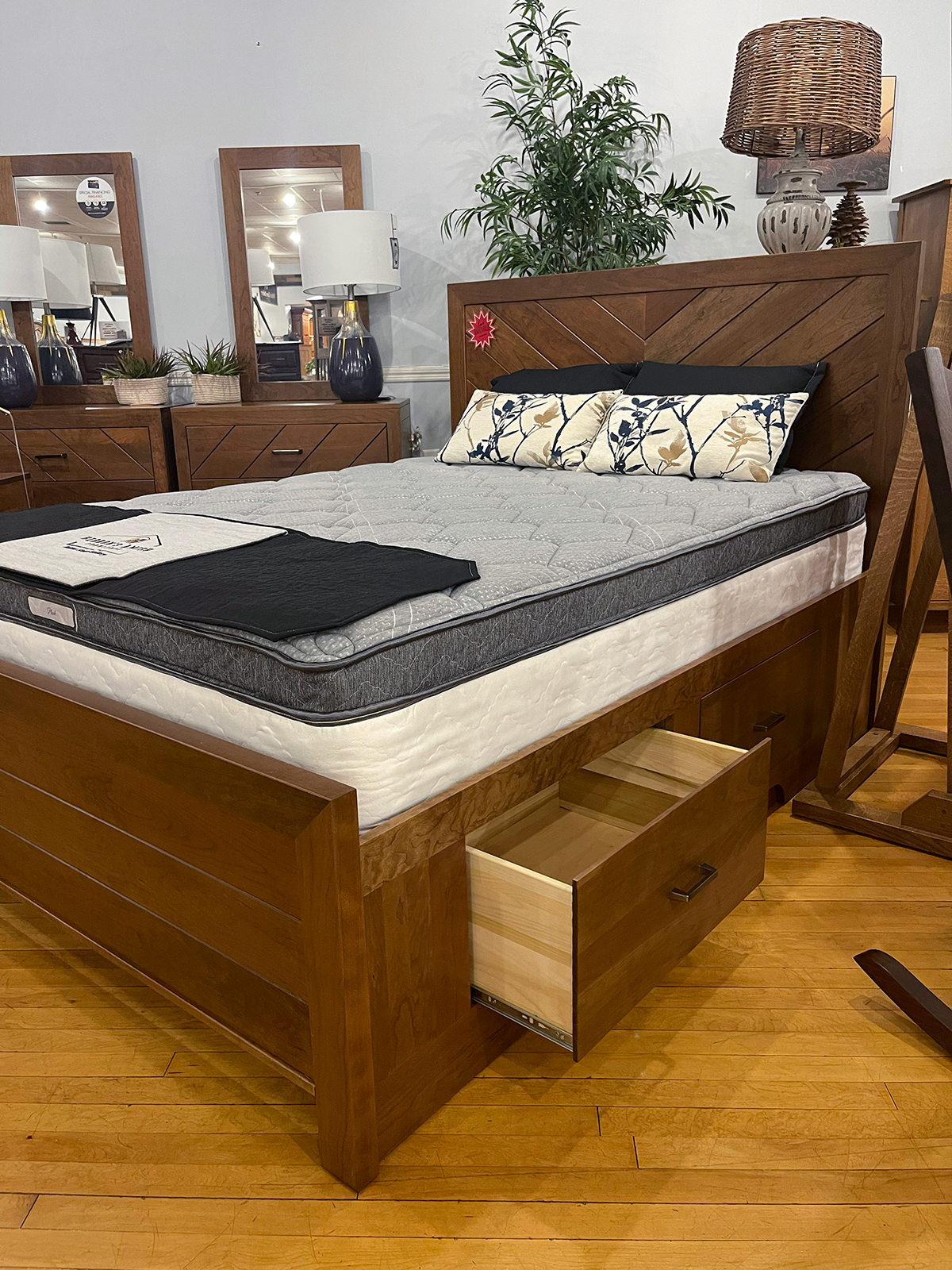 7-Piece Sap Cherry Bedroom Set