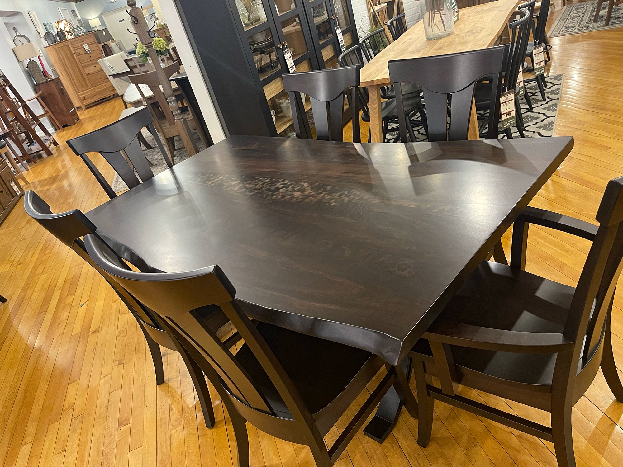 7-Piece Brown Dining Set