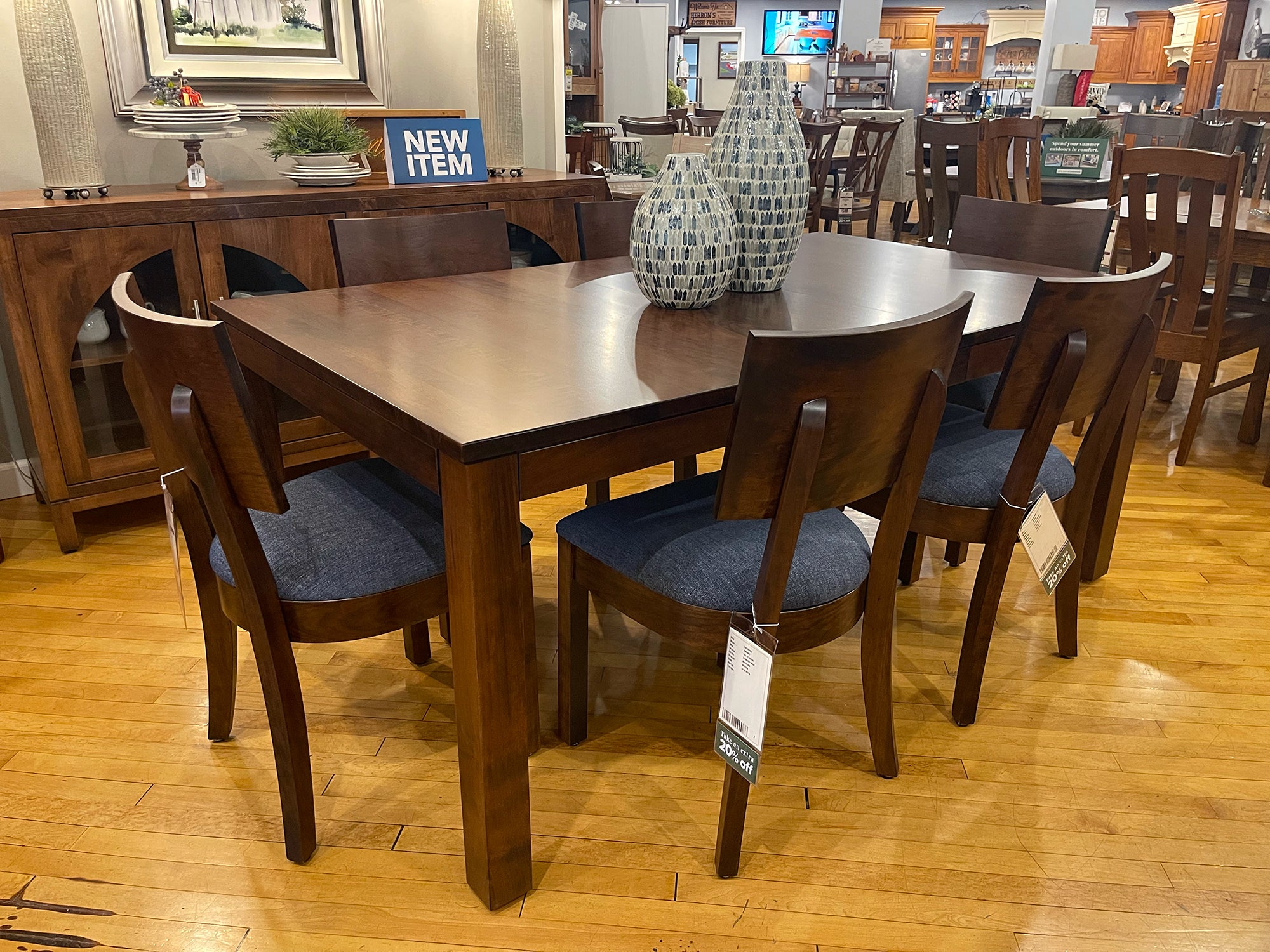 7-Piece Sap Cherry Dining Set