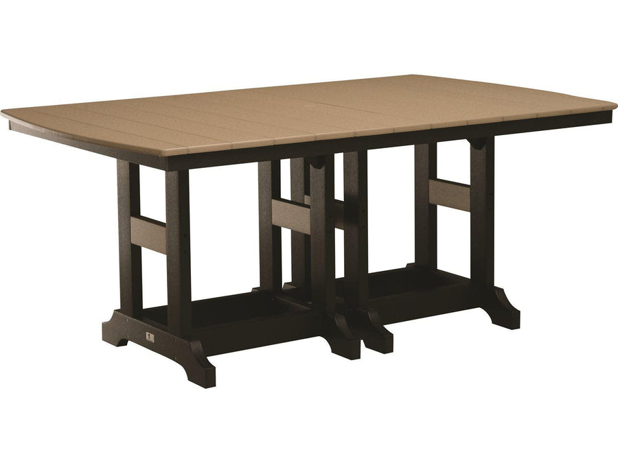 Comfo Back Poly 72" x 44" Counter Dining Set - Herron's Furniture