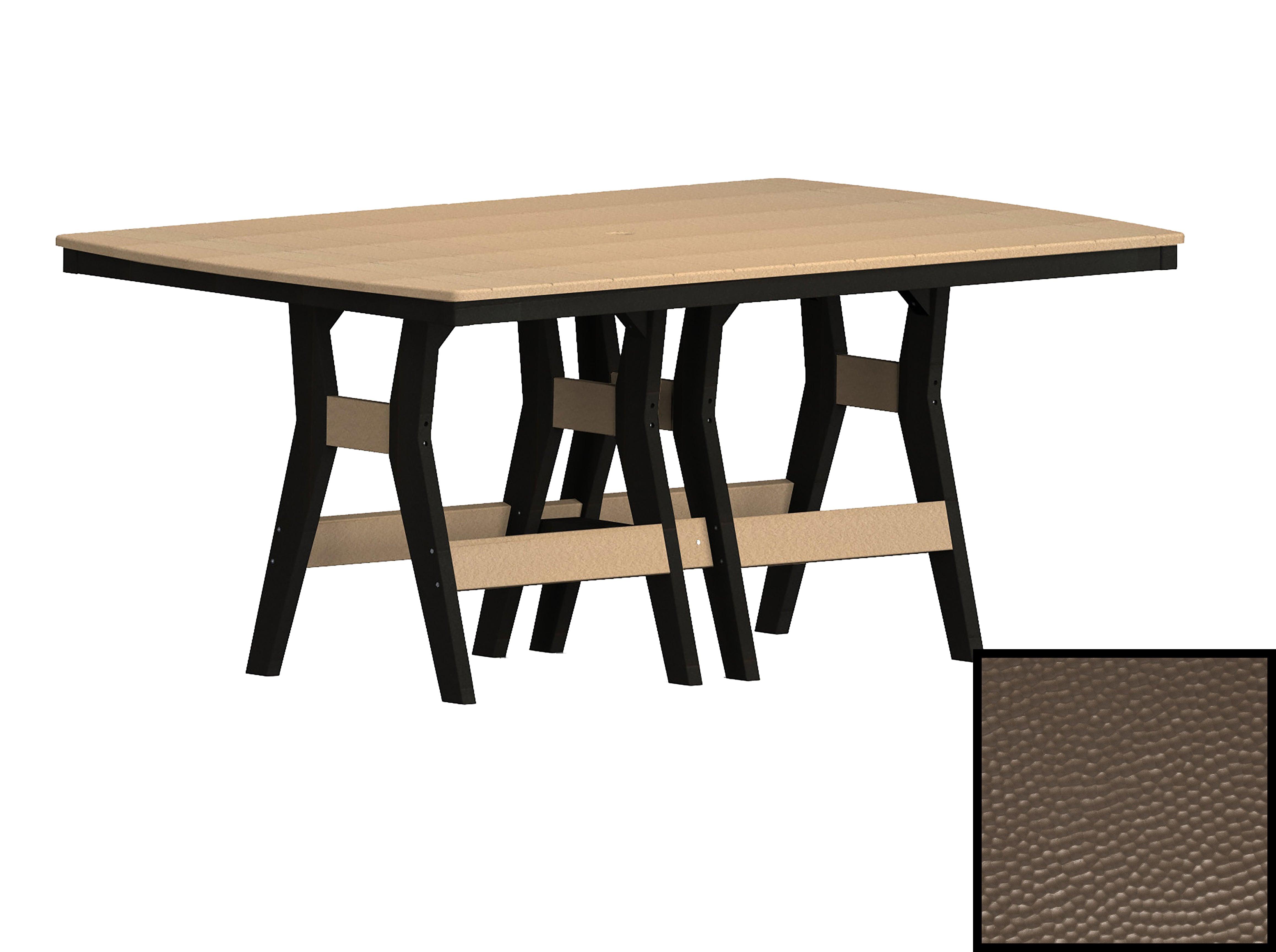Mayhew Poly 72" x 44" Dining Set - Herron's Furniture