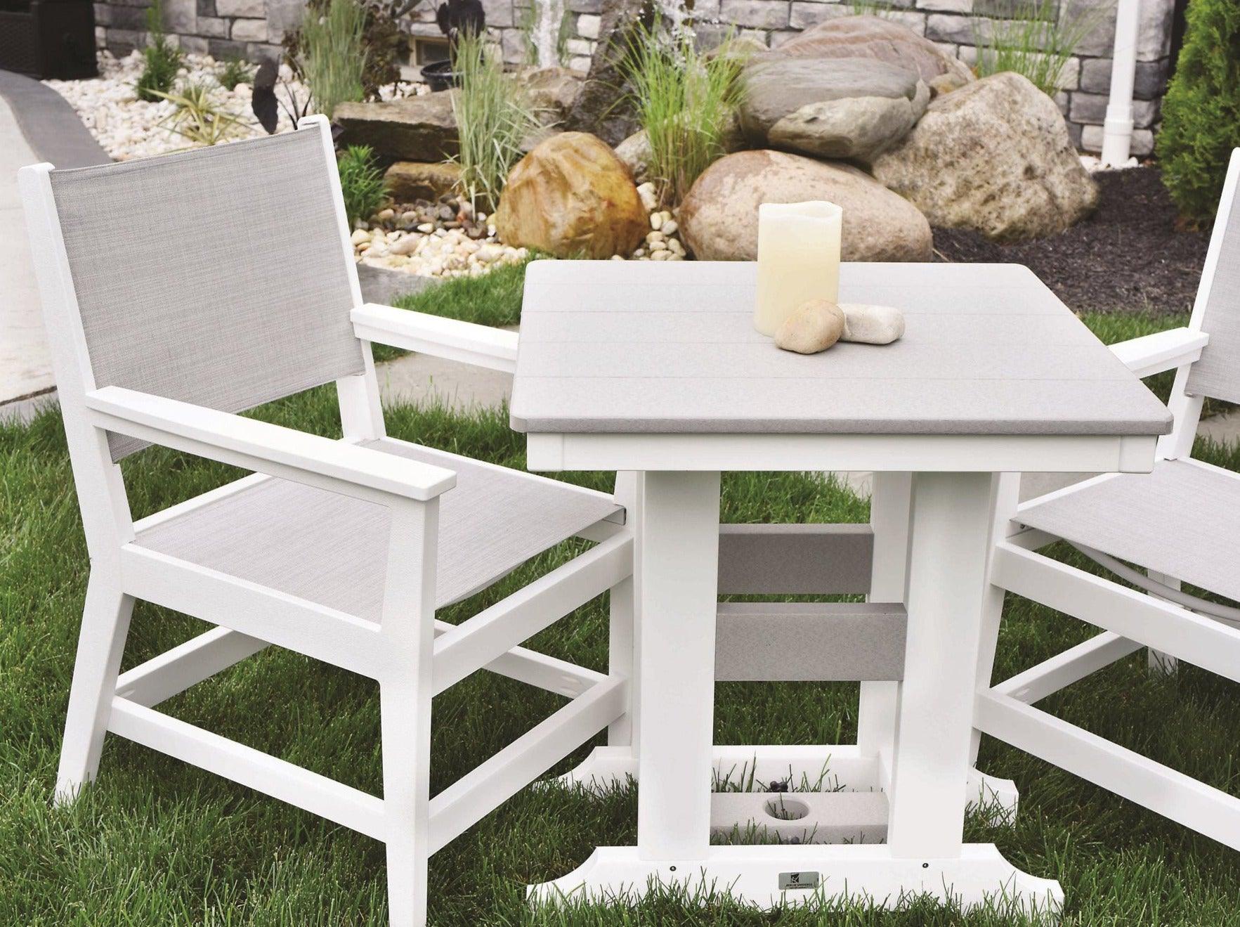 Mayhew Sling Poly 28" Dining Set - Herron's Furniture