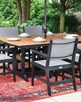 Mayhew Sling Poly 72 x 44" Dining Set - Herron's Furniture