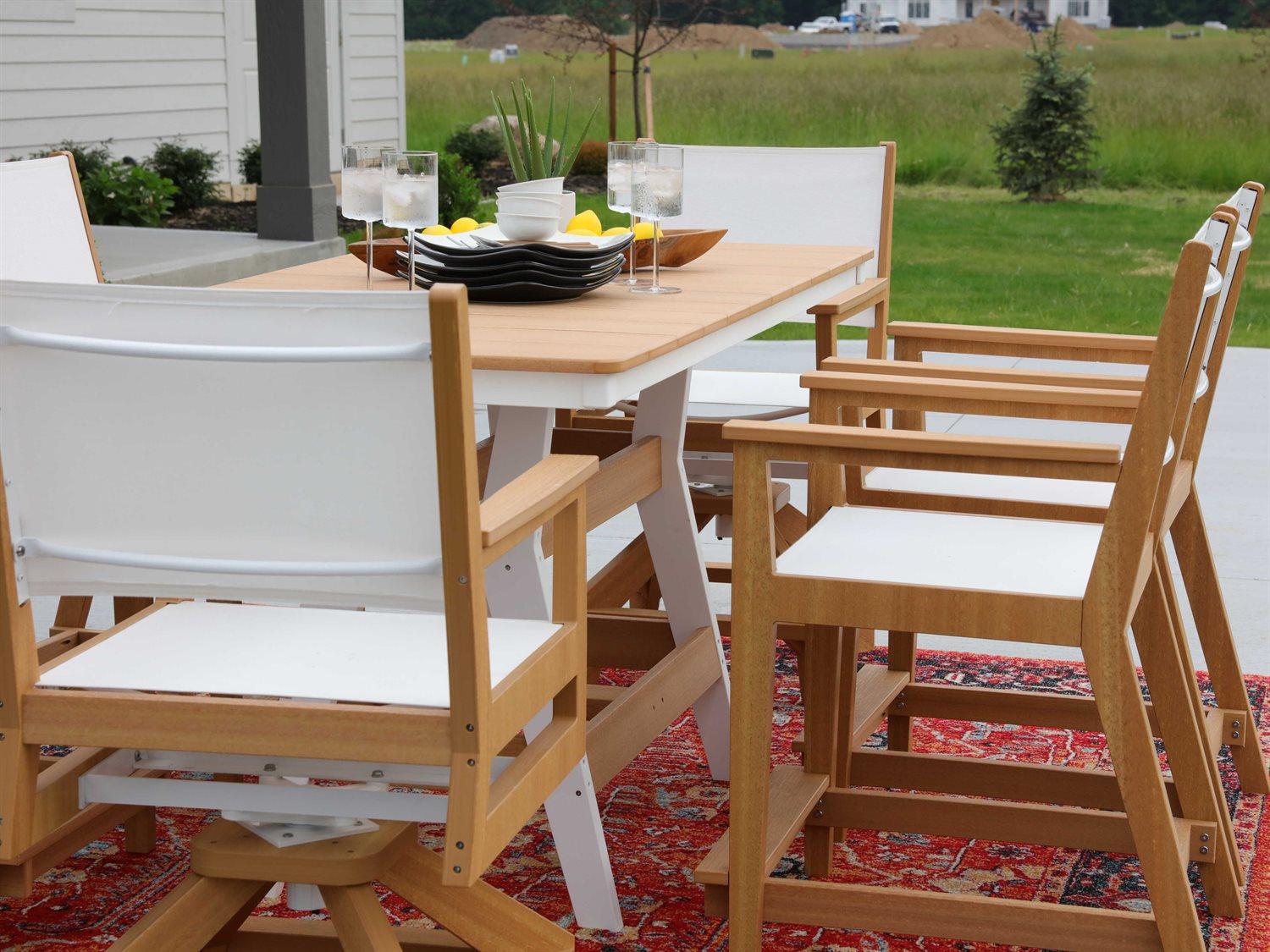 Mayhew Sling Poly 66" x 33" Counter Dining Set - Herron's Furniture