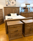 6-Piece Rustic Quarter Sawn White Oak Bedroom Set