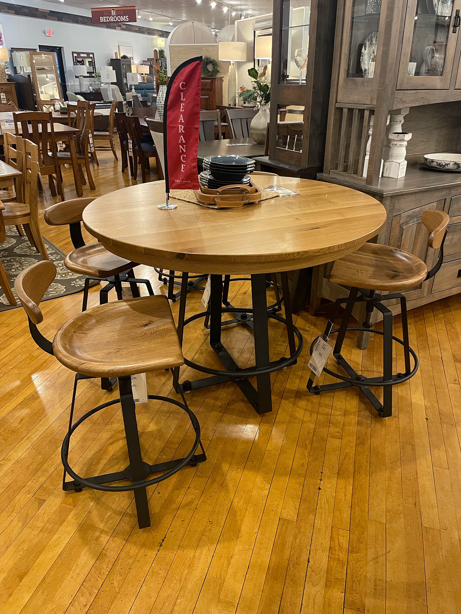 5-Piece Iron Craft Dining Set