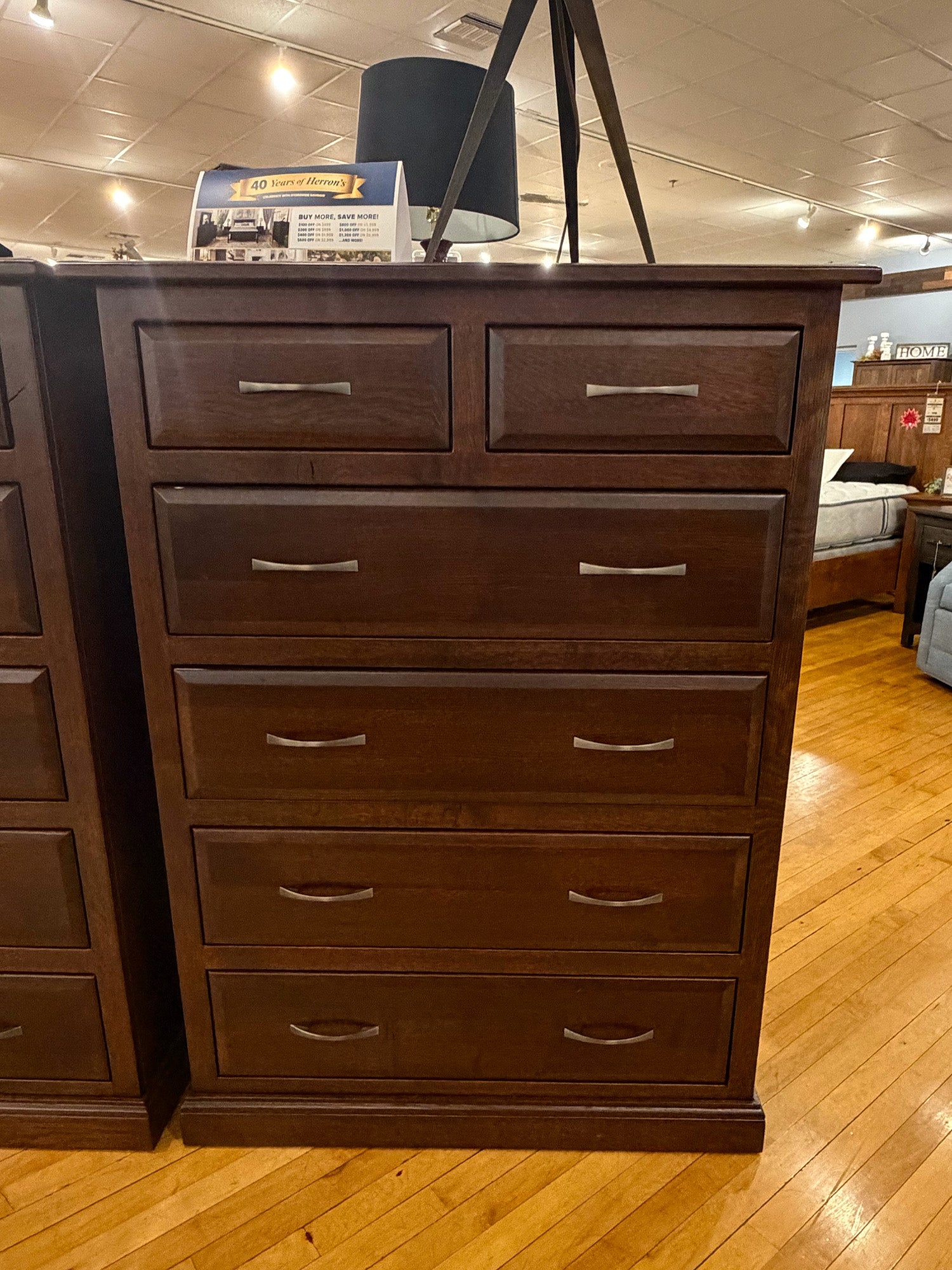 Quarter Sawn White Oak 6-Dresser Chest (2 Available)