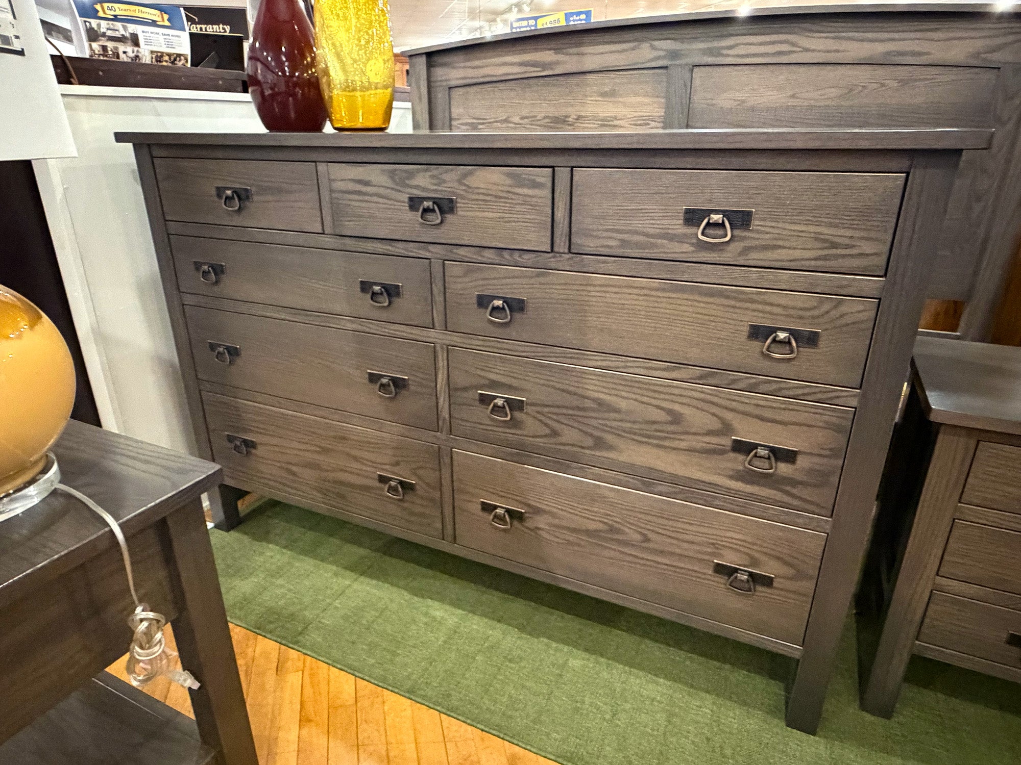 5-Piece Oak Mission King Bedroom Set