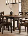 Emma Trestle Tables Amish Dining Set