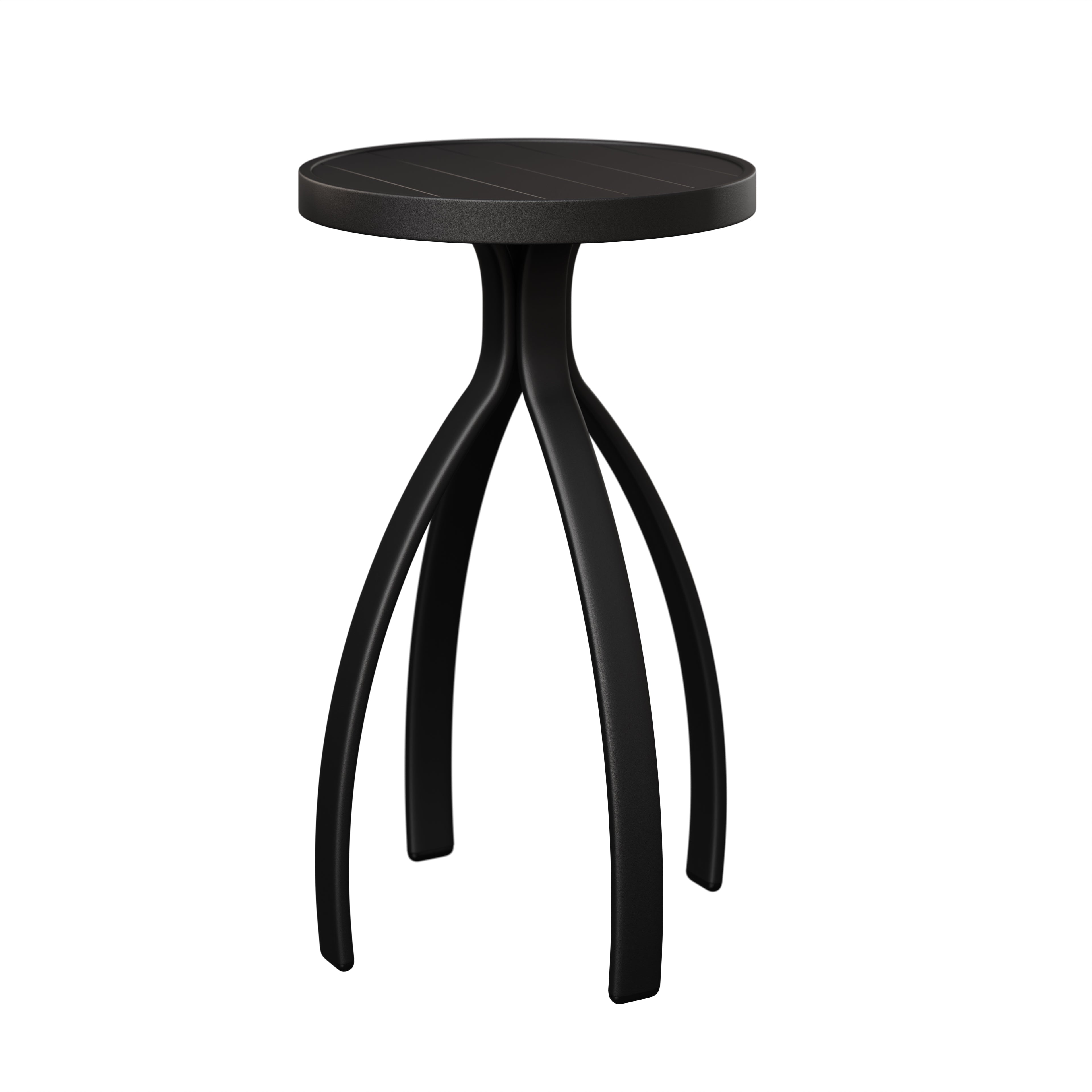 Durable Murphy Bar-Height End Table for outdoor bar areas