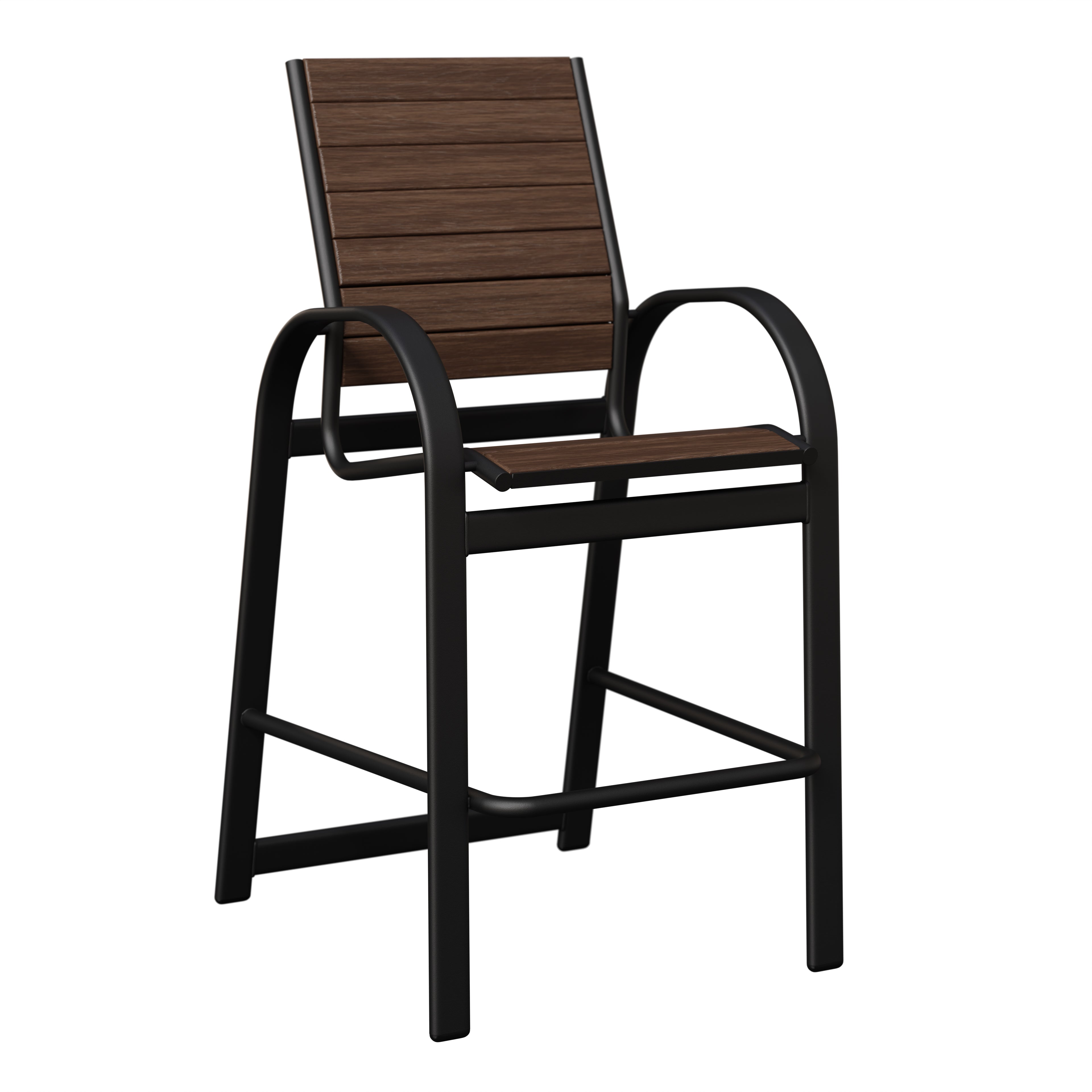 Durable Murphy Poly Bar Chair for outdoor bar settings