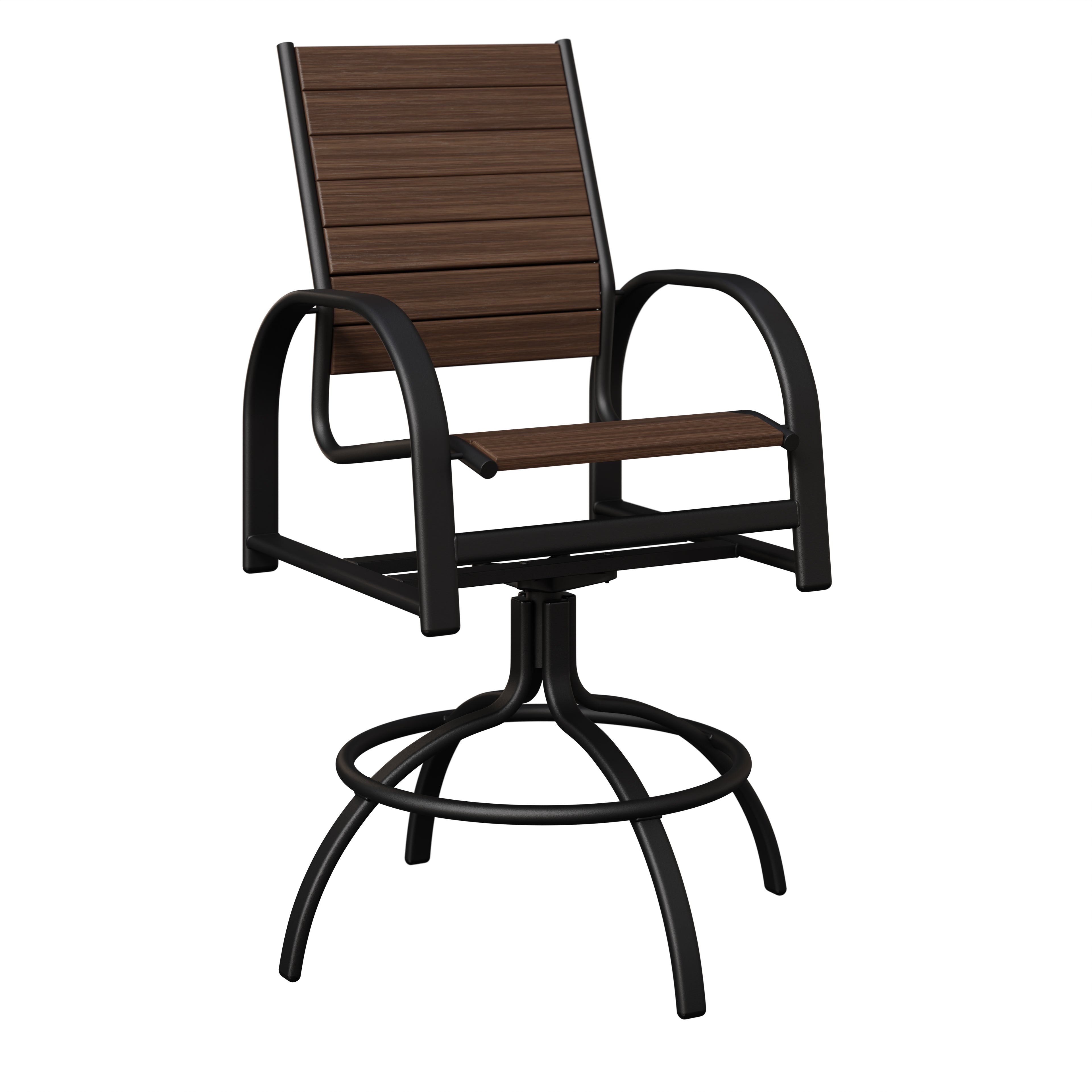Durable Murphy Poly Swivel Bar Chair for outdoor bar settings