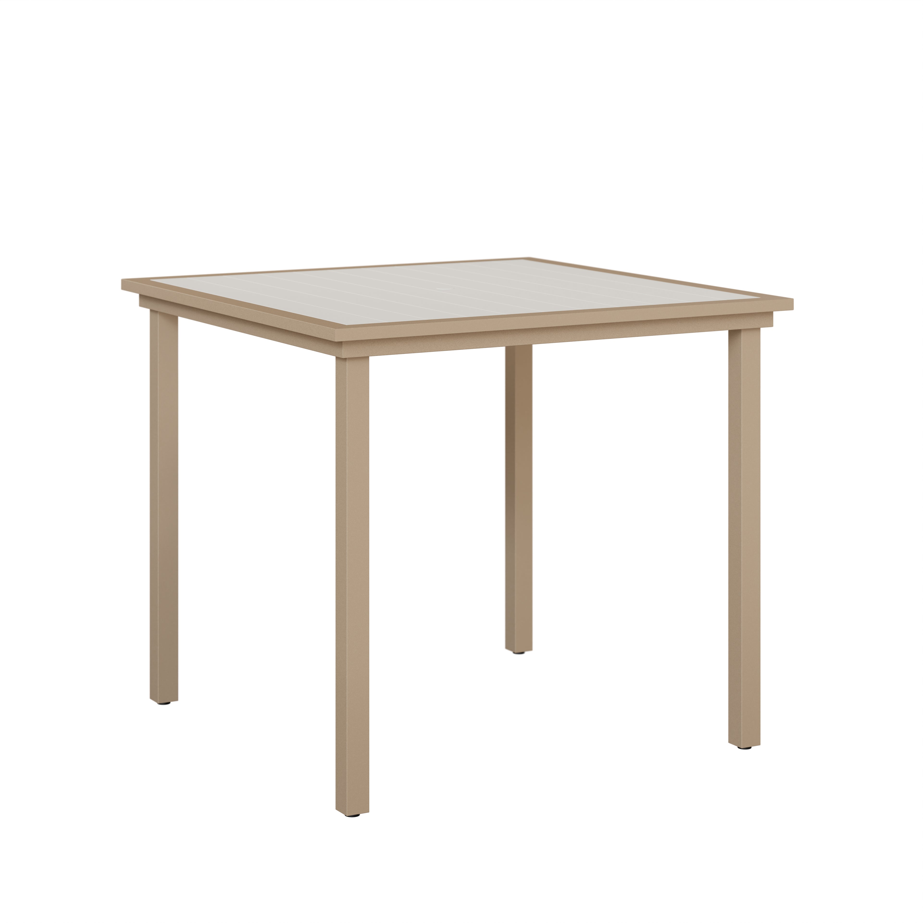 Vida 44-Inch Square Bar Table made of Poly Material