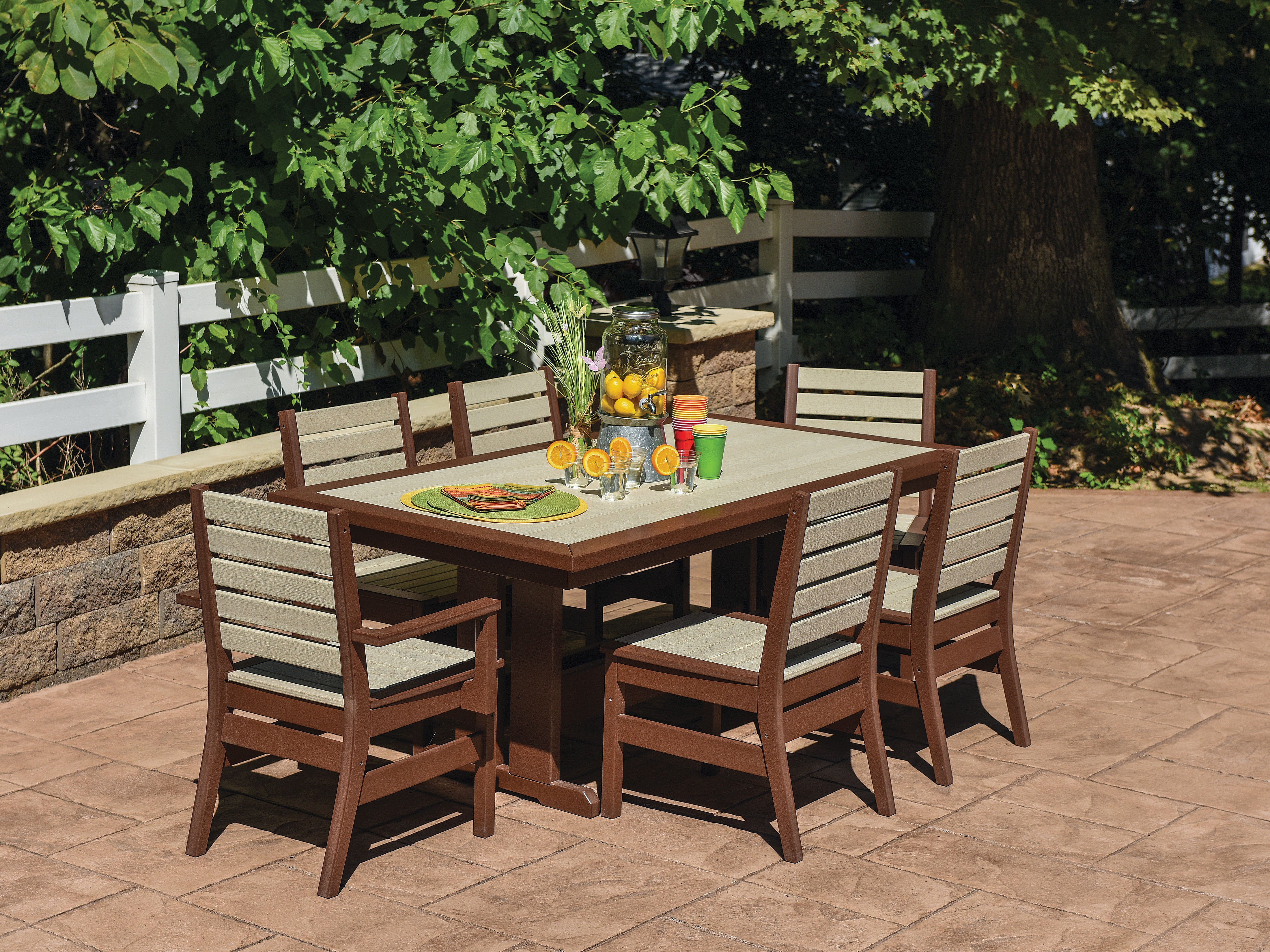 St. Croix Amish Outdoor Dining Set - Herron's Furniture