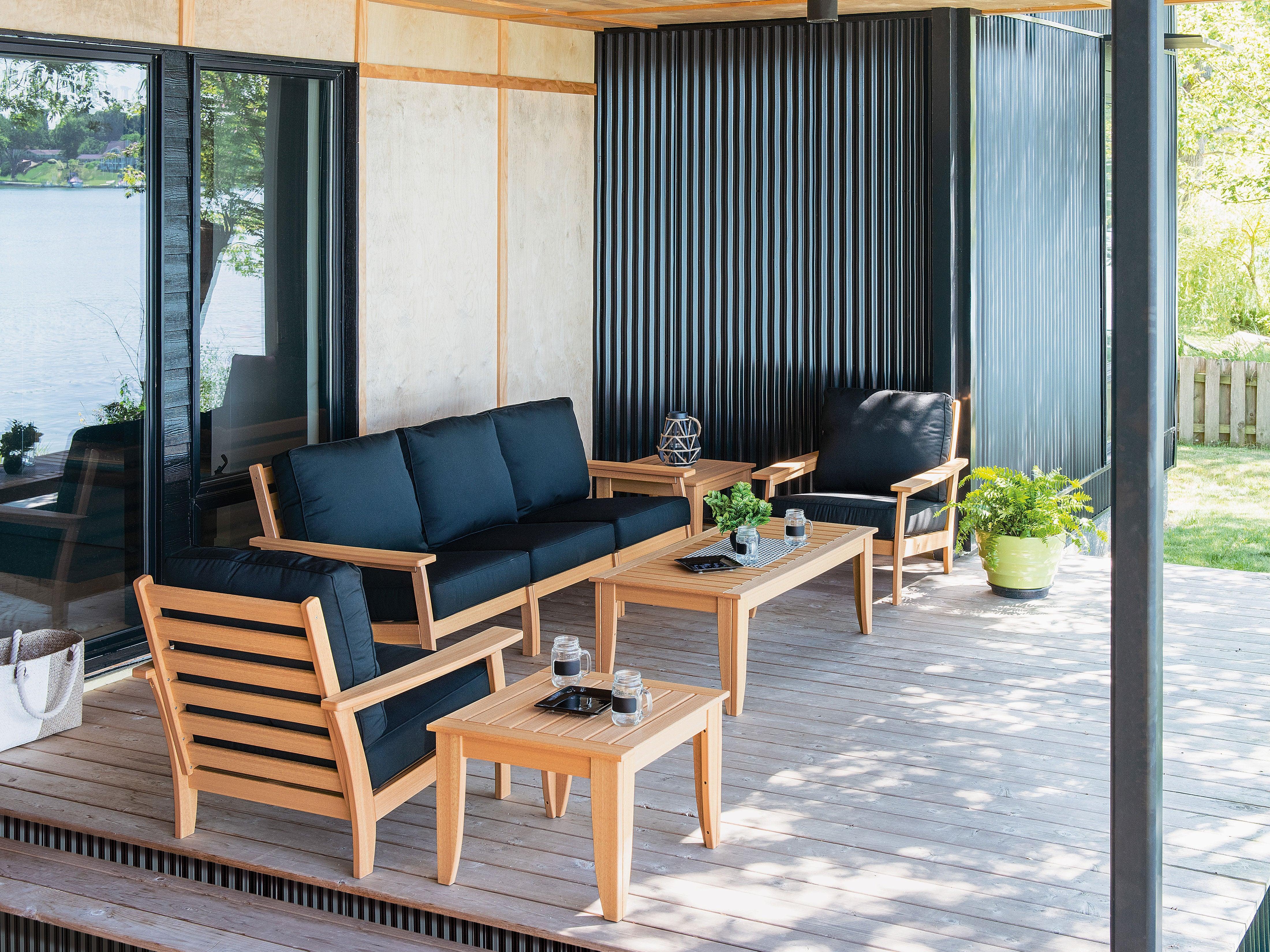 Calistoga Deep Seating Set in Natural - Herron's Furniture