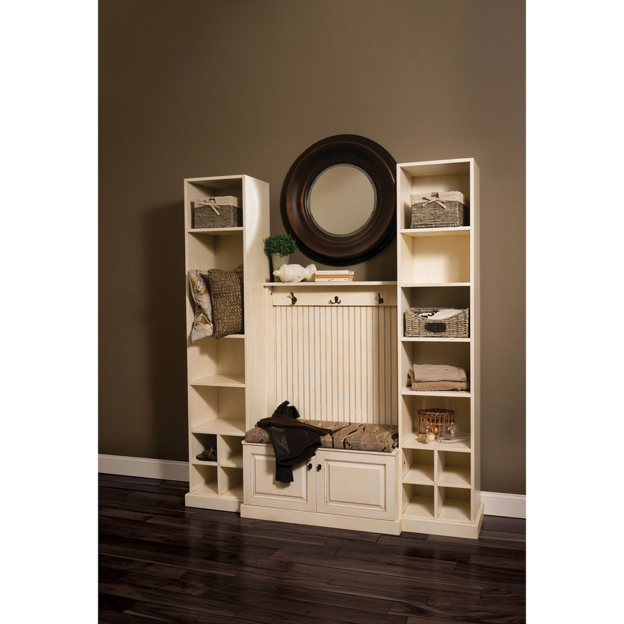 Carolina Amish Bench and Shelves - Herron's Furniture