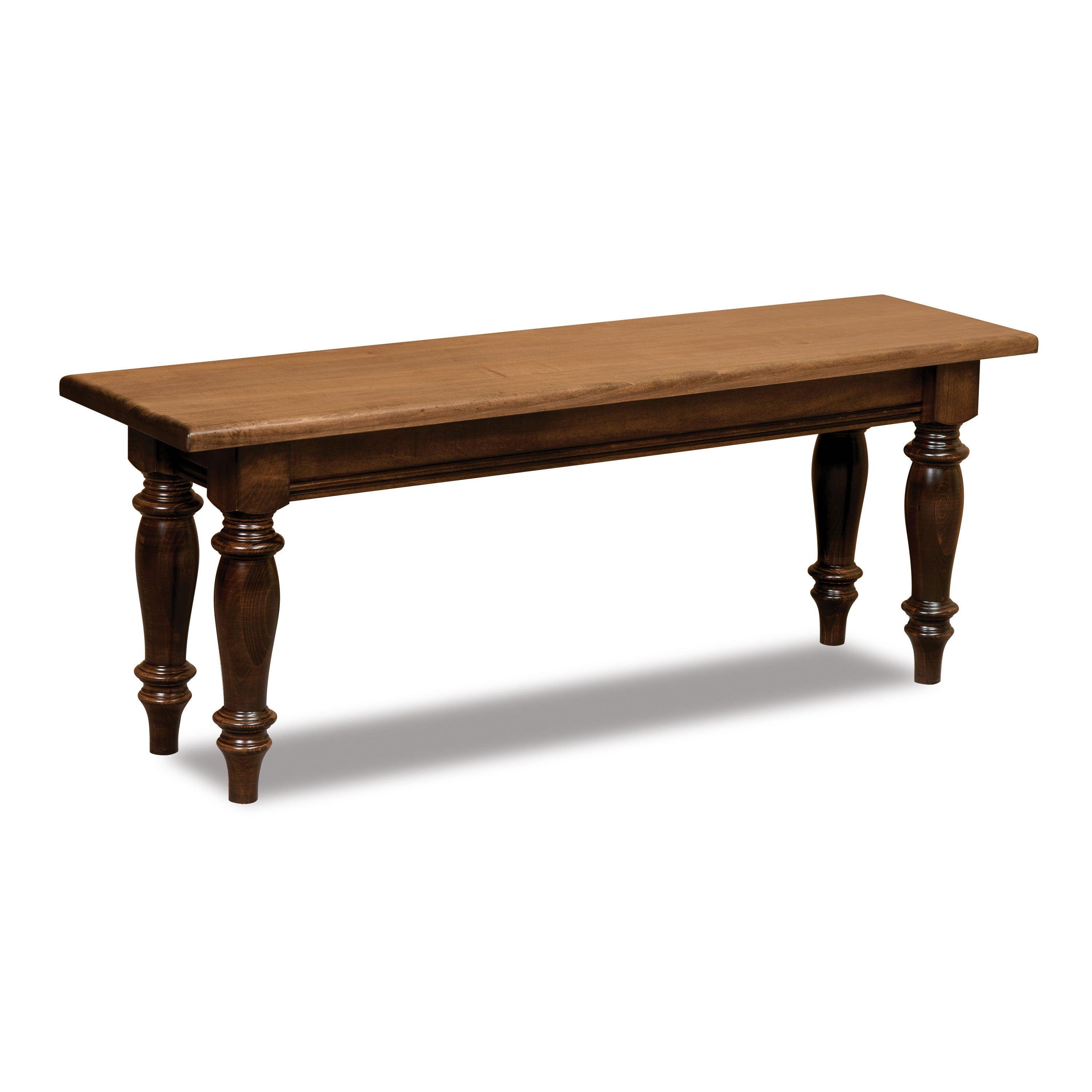Harvest Amish Trestle Bench - Herron's Furniture