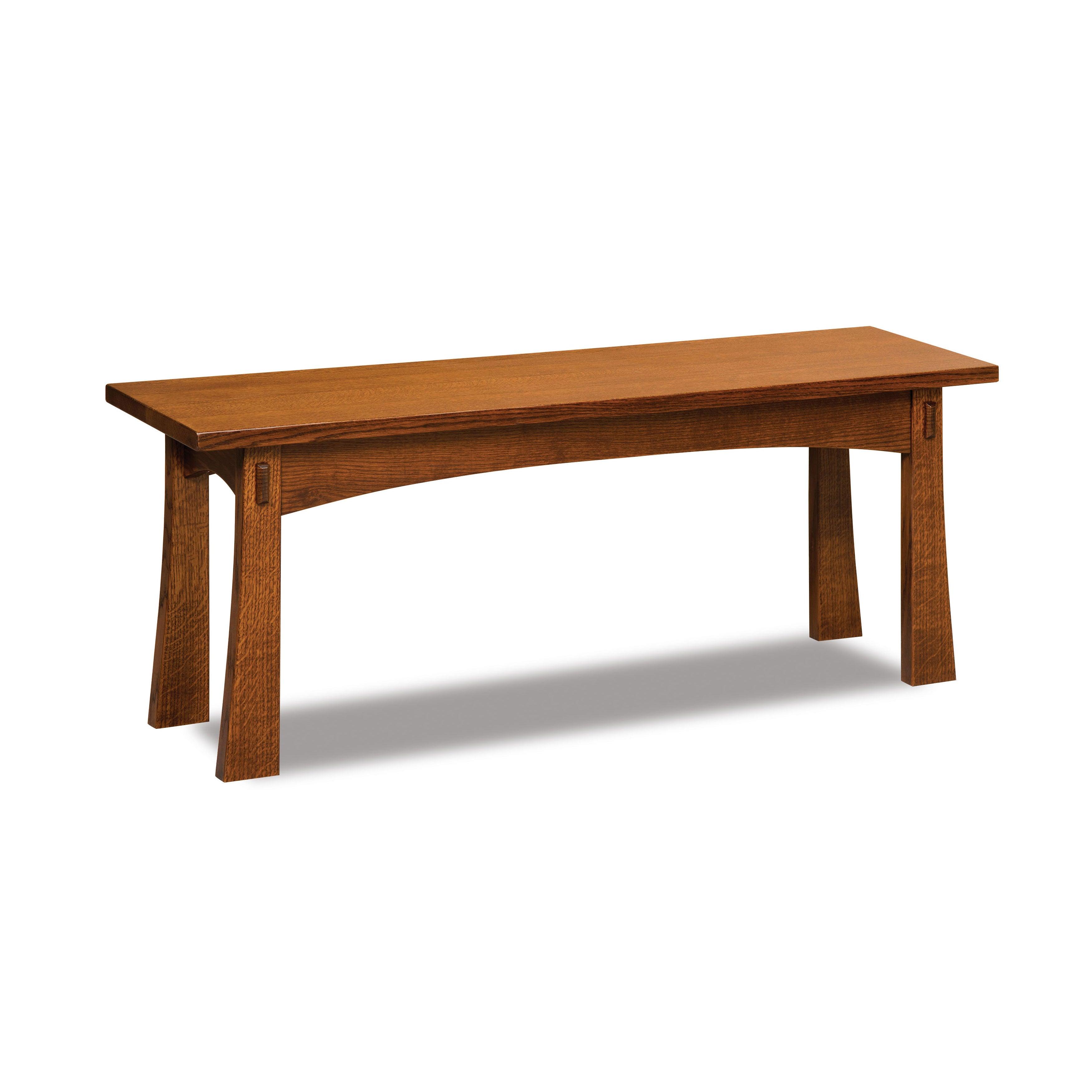 Modesto Amish Trestle Bench - Herron's Furniture