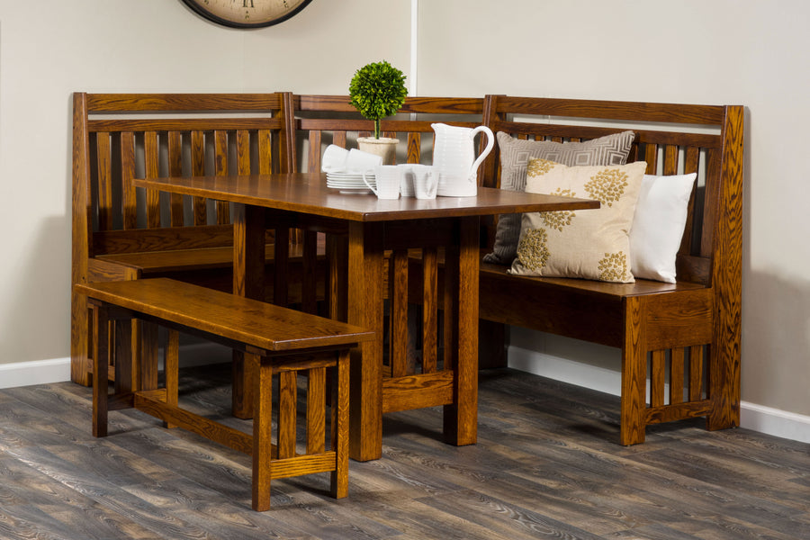 Bay Hill Nook Amish Solid Wood Dining Collection - Herron's Furniture