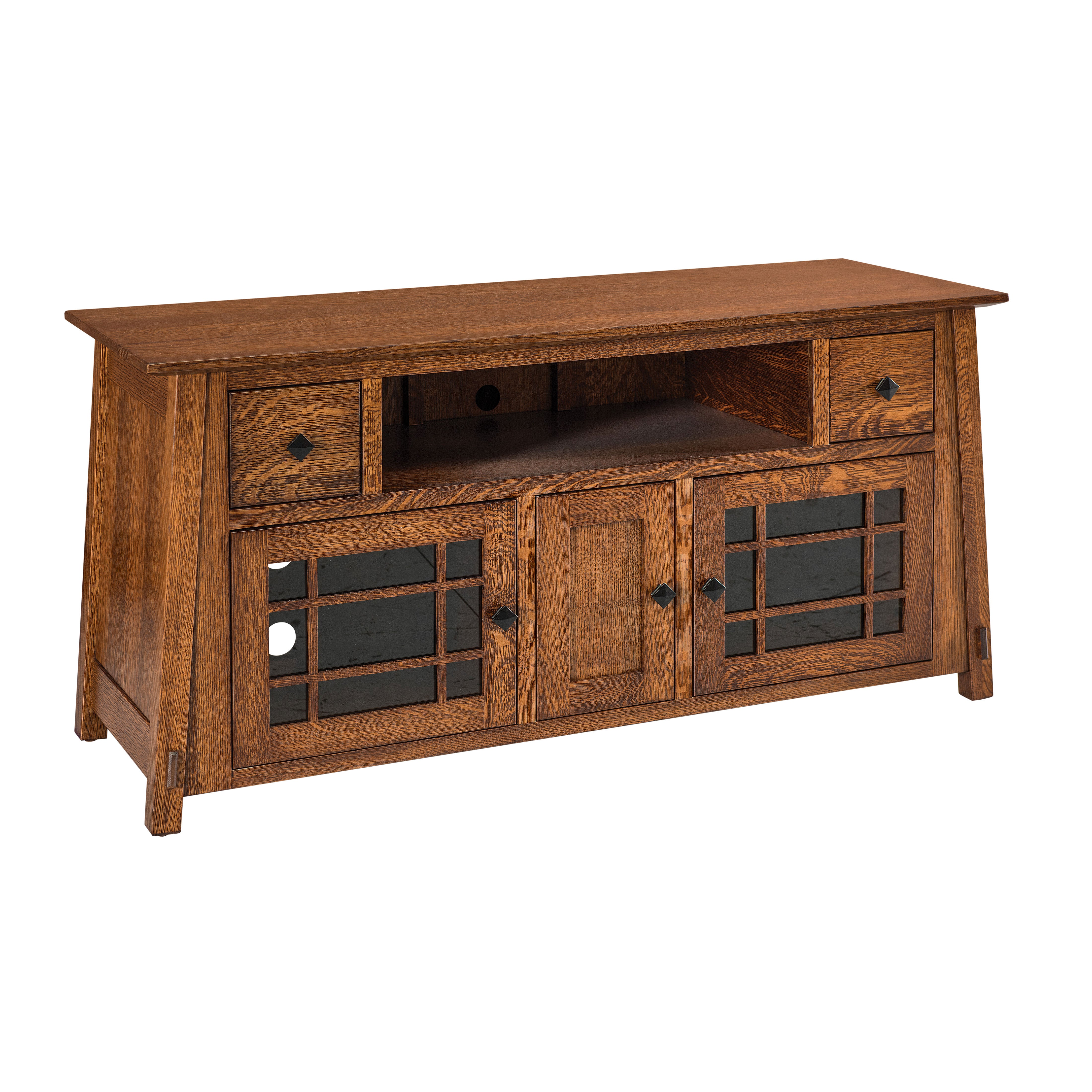 McCoy 60" Sound Bar Amish TV Stand - Herron's Furniture