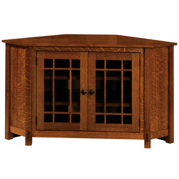 McCoy Corner Amish TV Stand - Herron's Furniture