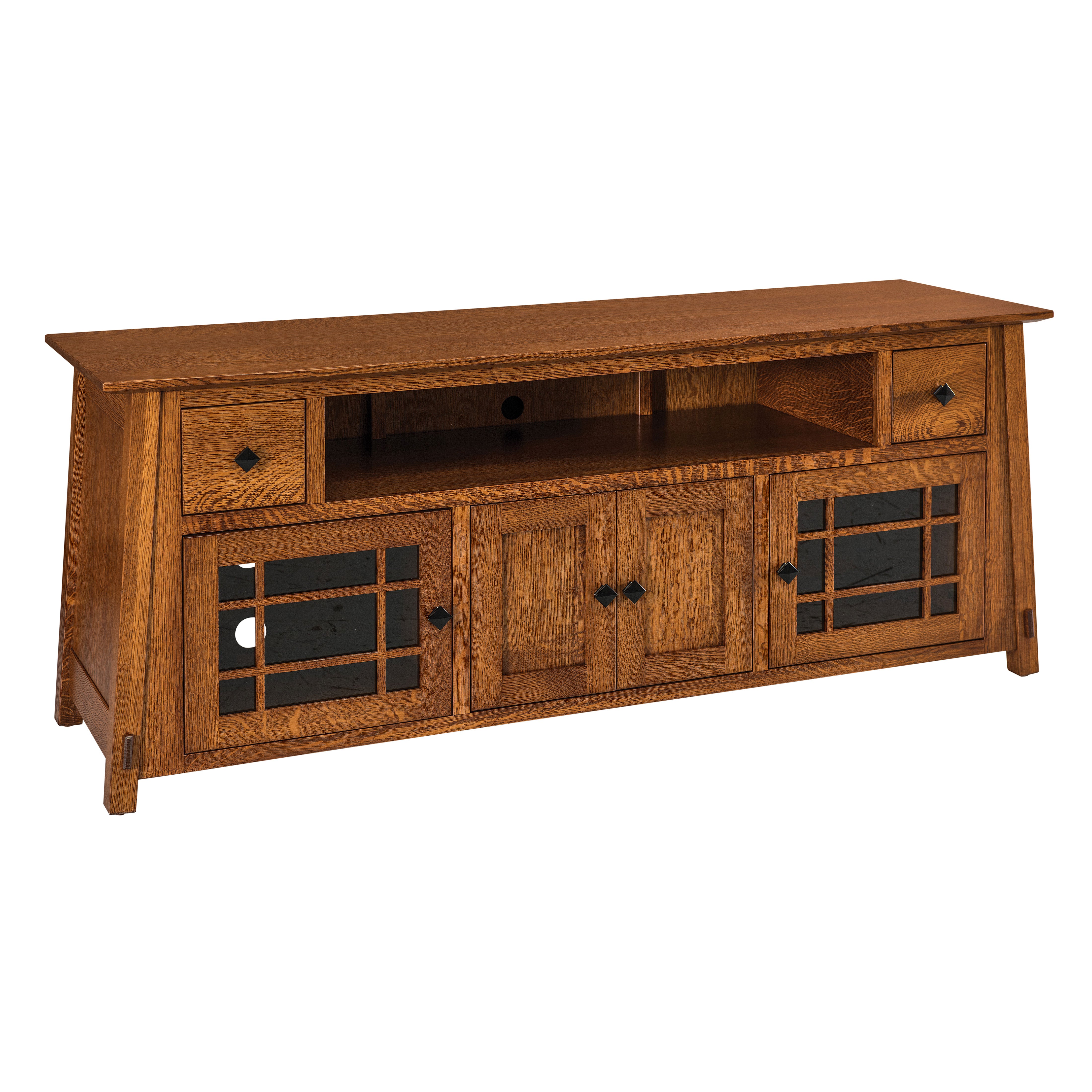 McCoy 72" Sound Bar Amish TV Stand - Herron's Furniture