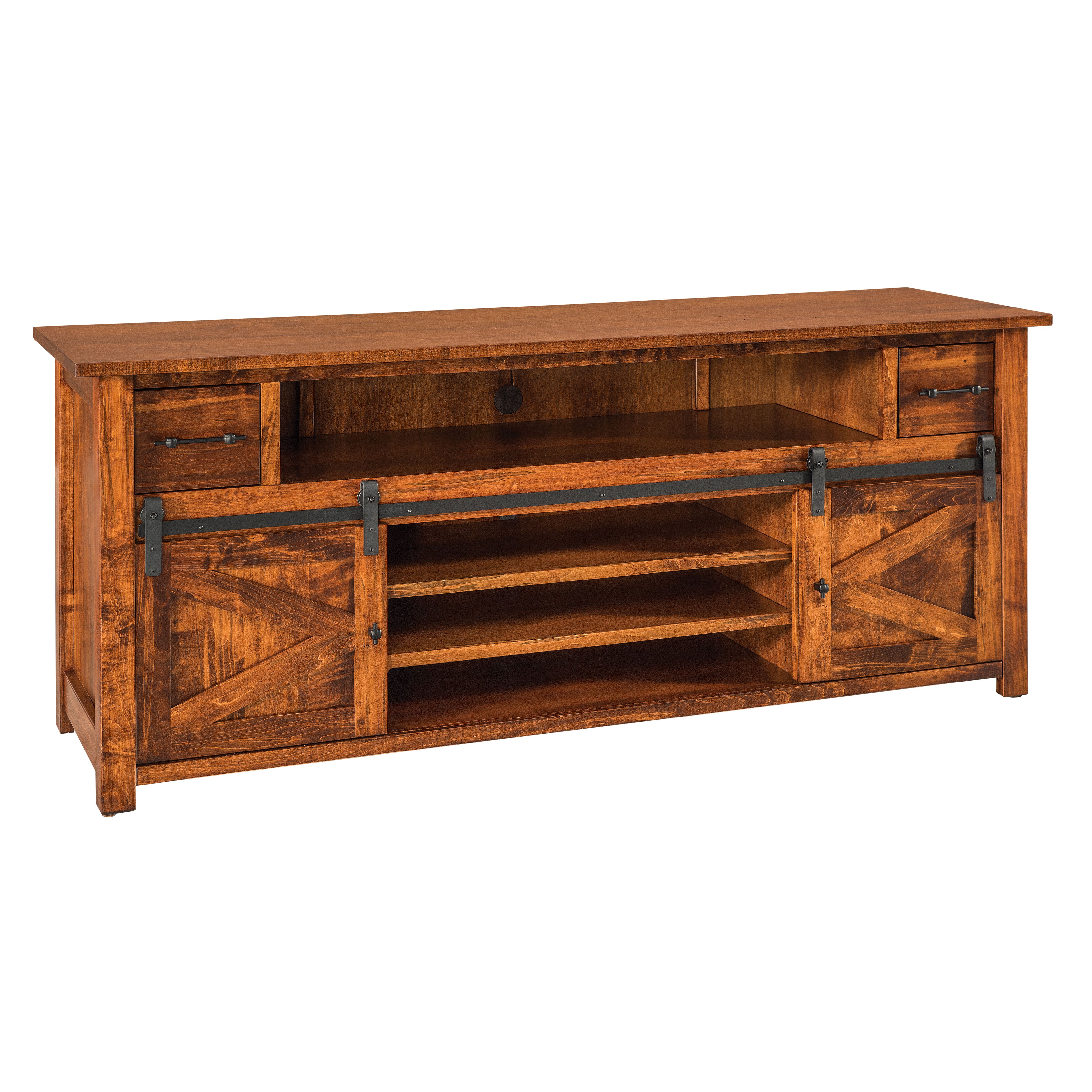 Teton 72" Amish TV Stand - Herron's Furniture