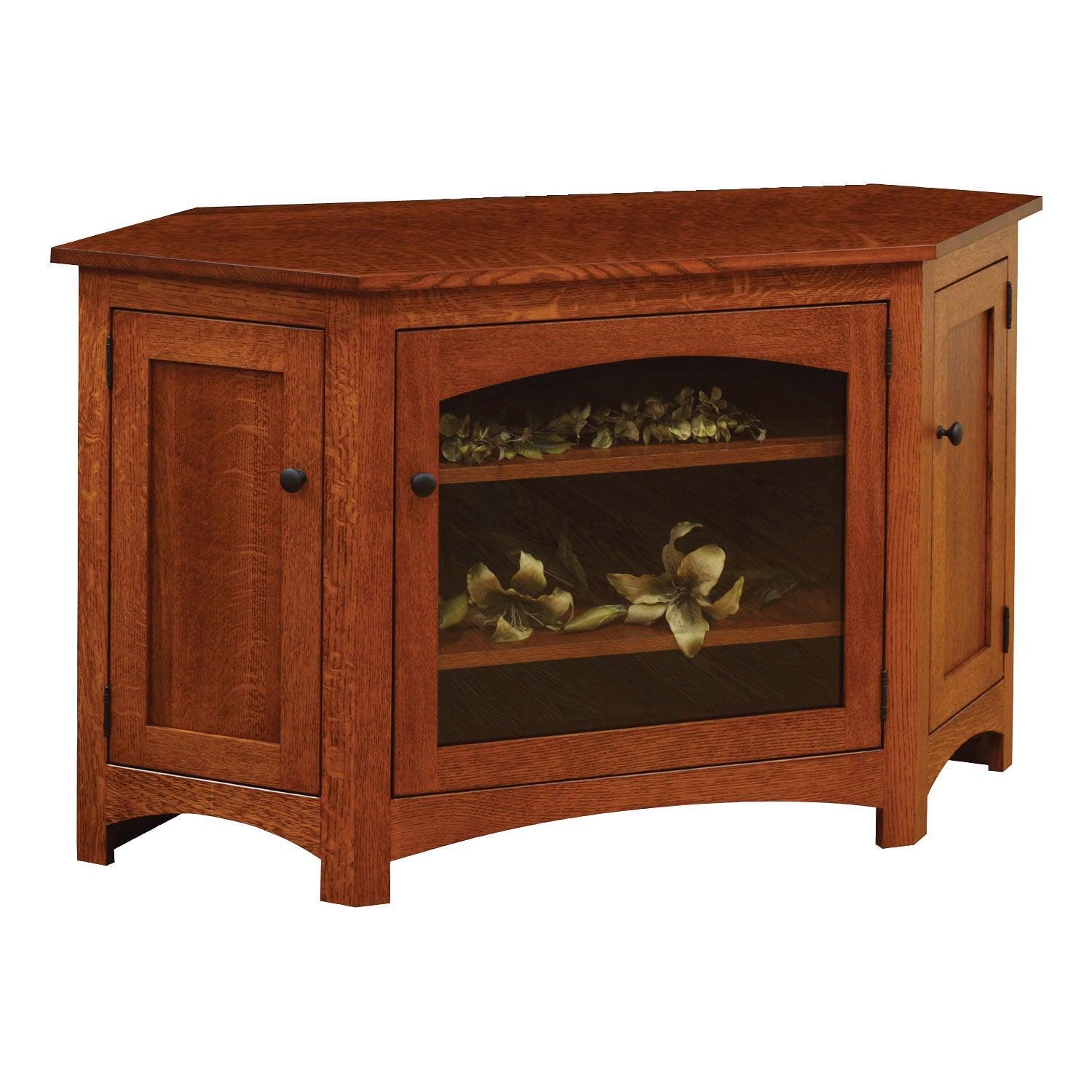 Modern Shaker Cornwall Amish TV Stand - Herron's Furniture