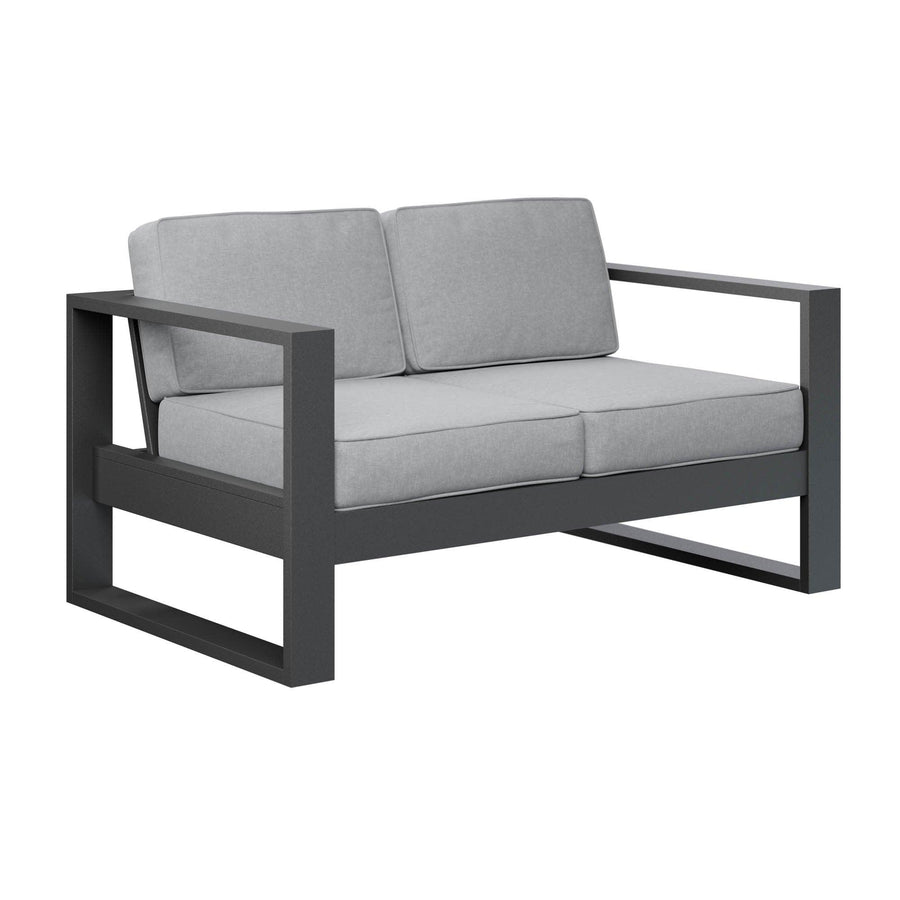 Nordic Amish Outdoor Loveseat with Cushions - Herron's Furniture