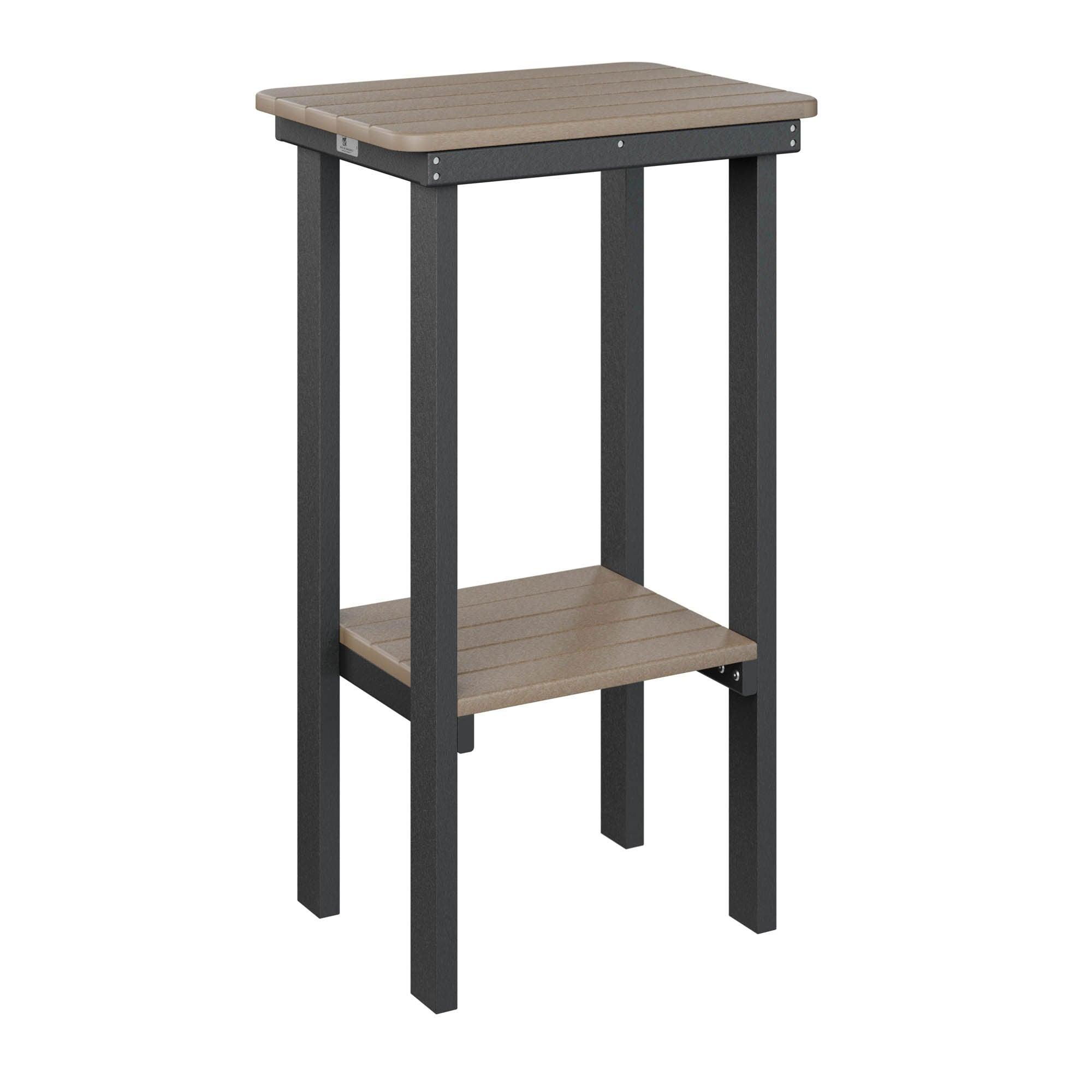 Rectangular Amish Outdoor End Table Pub Height - Herron's Furniture