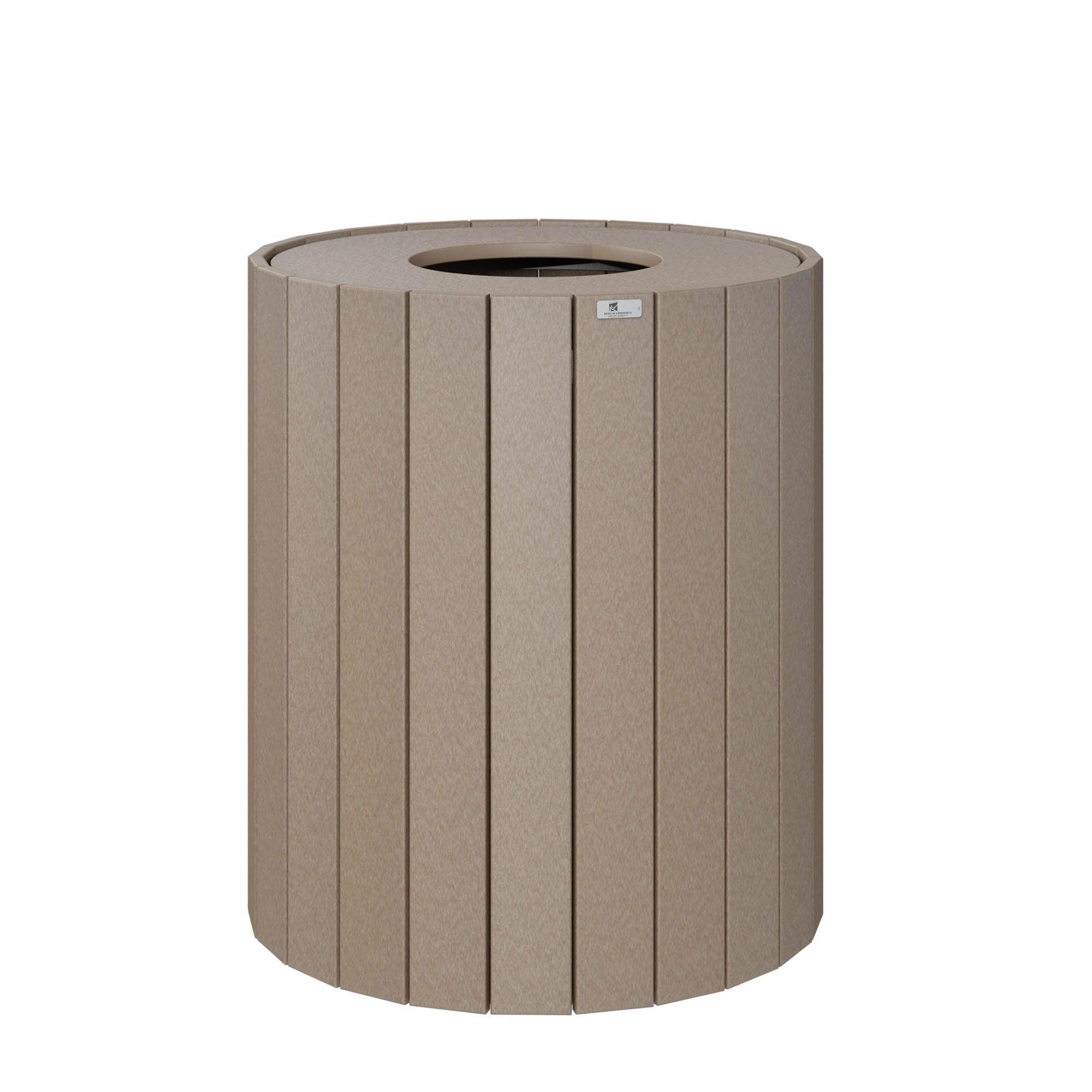 Round Amish Outdoor Trash Can - Herron's Furniture
