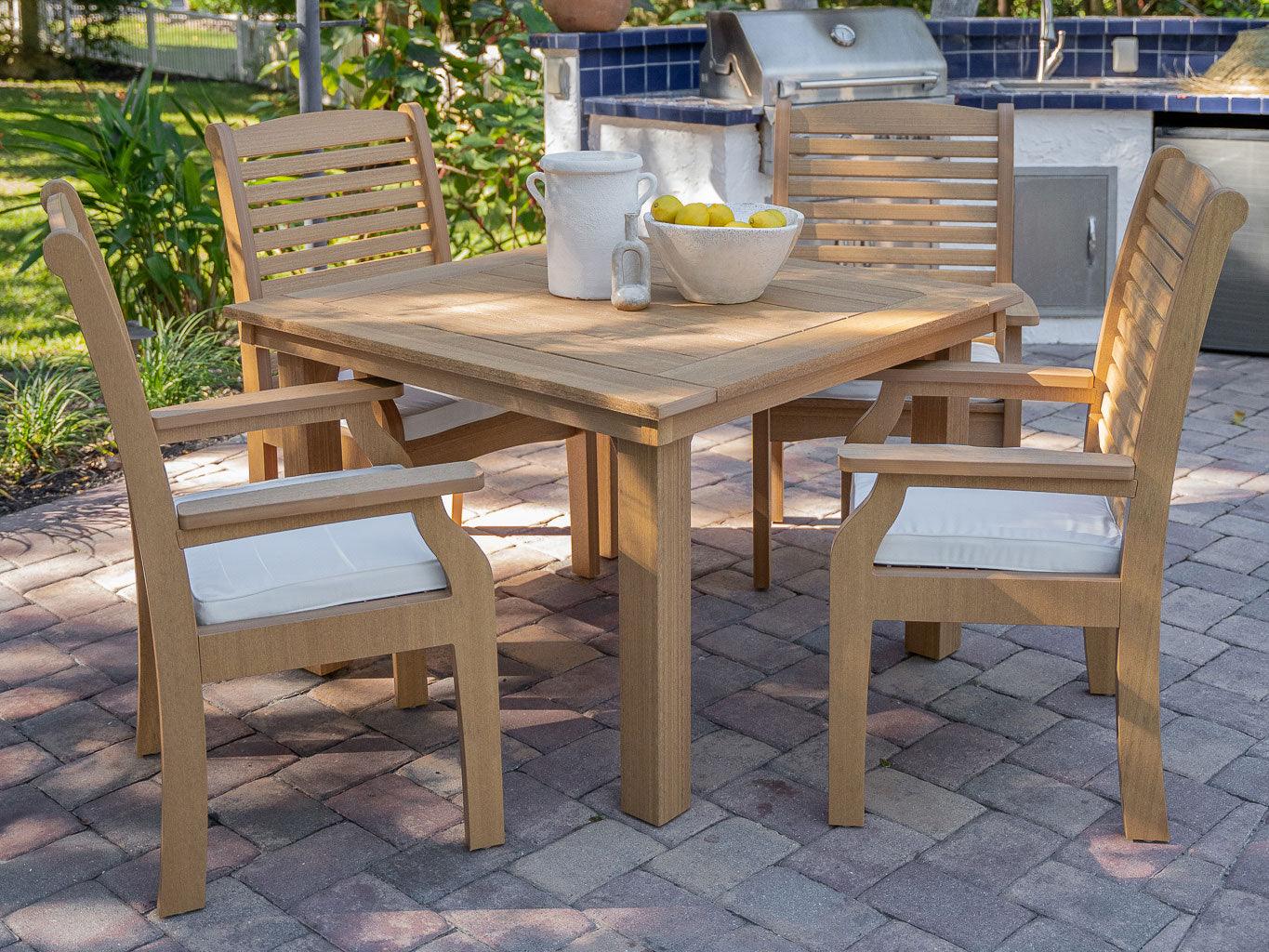 Homestead Poly 44" Square Dining Set - Herron's Furniture