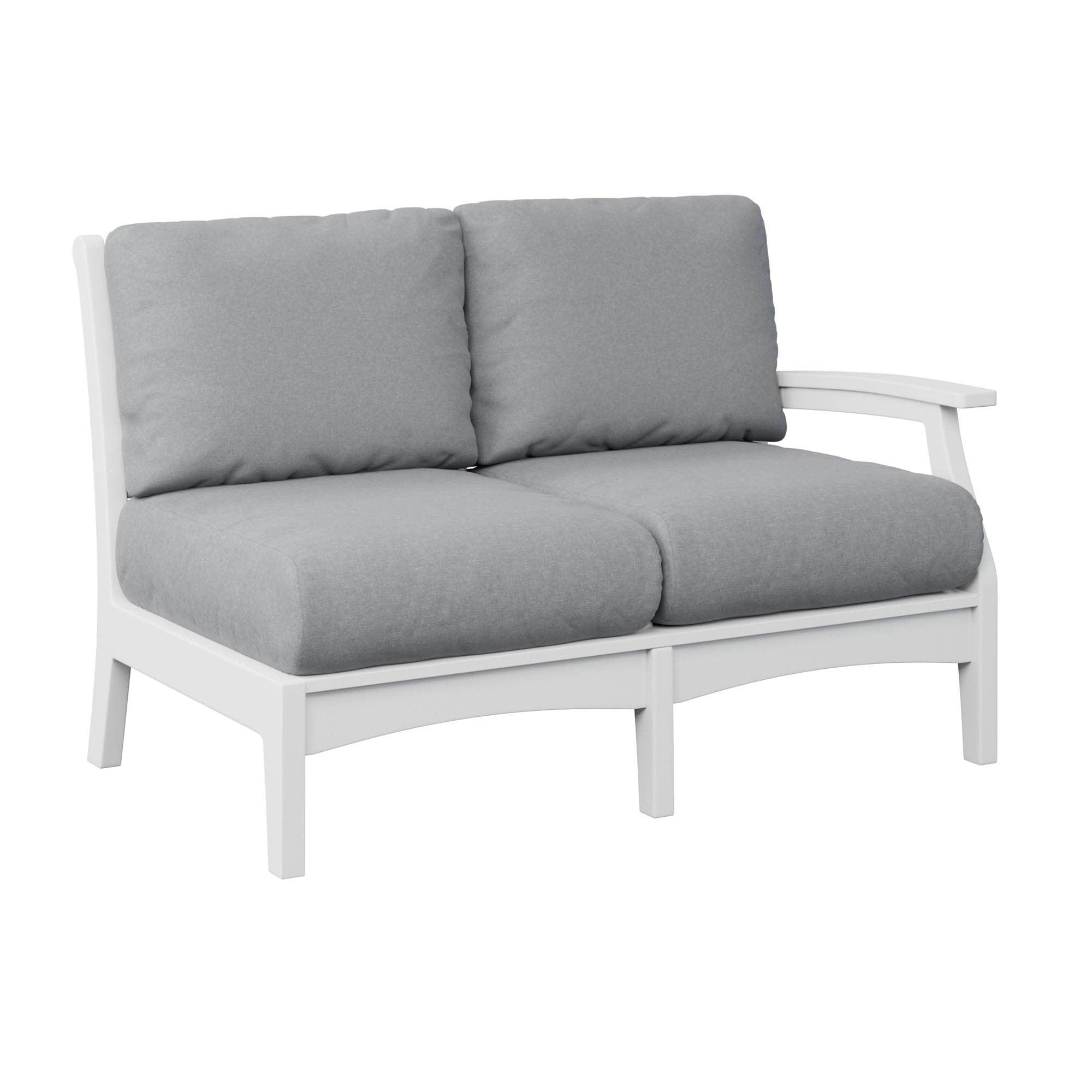 Classic Terrace Amish Left Arm Loveseat - Herron's Furniture