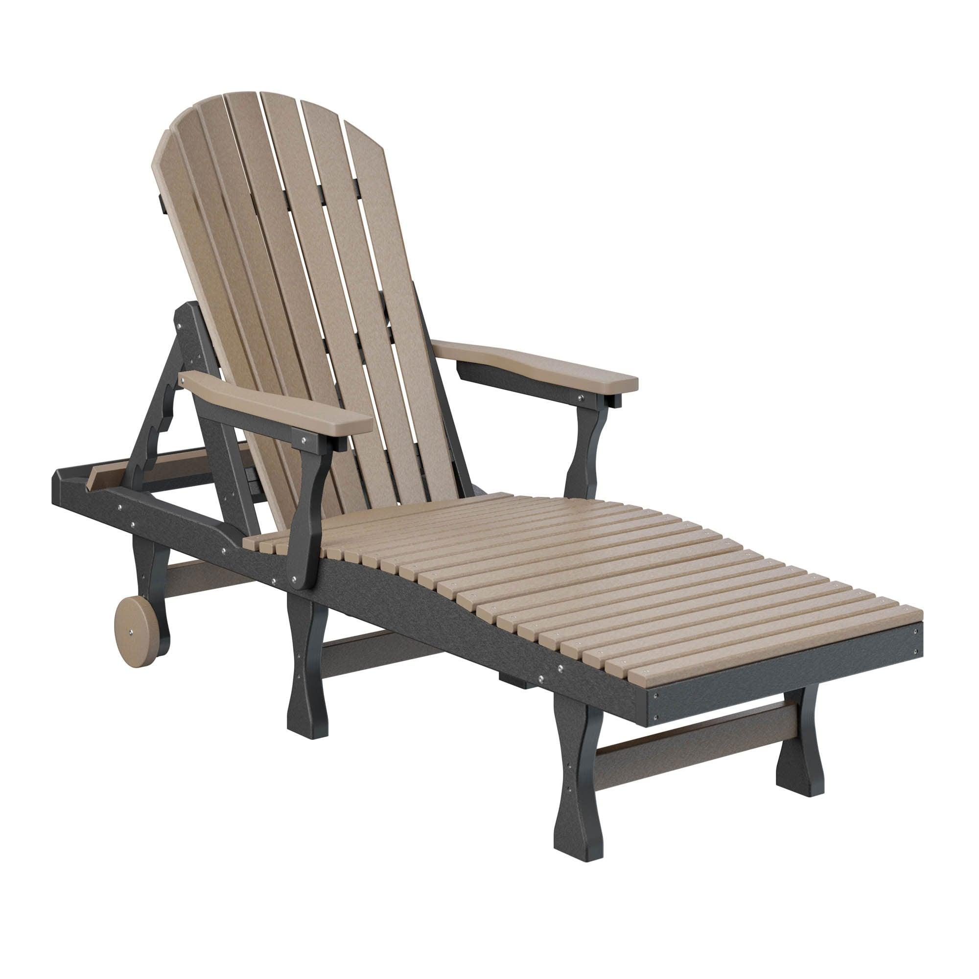 Comfo Back Amish Chaise Lounge - Herron's Furniture