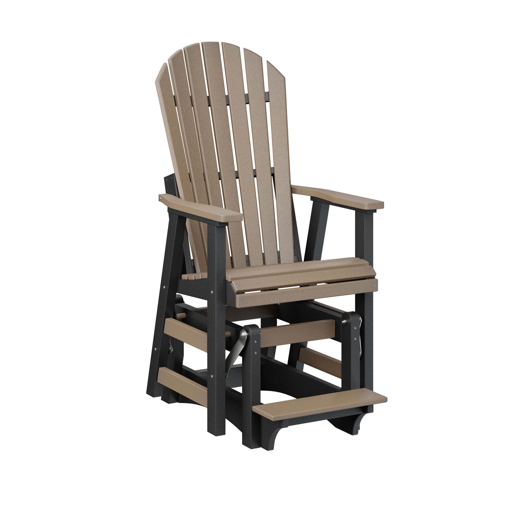 Comfo Back Amish Single Counter Glider - Herron's Furniture