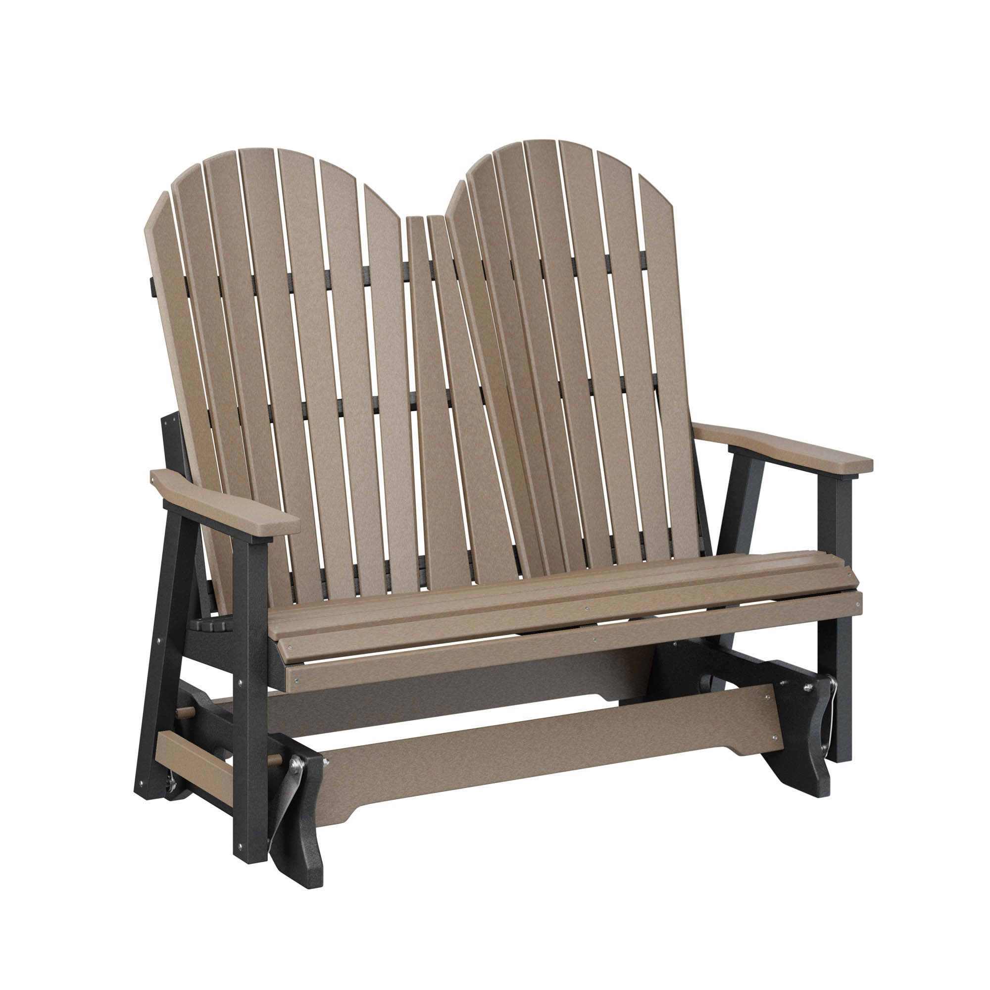 Comfo Back Amish Double Glider - Herron's Furniture
