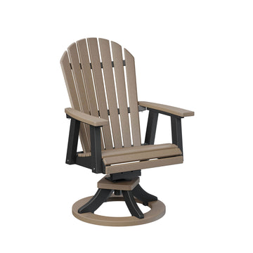 Comfo Back Amish Swivel Rocker Dining Chair - Herron's Furniture