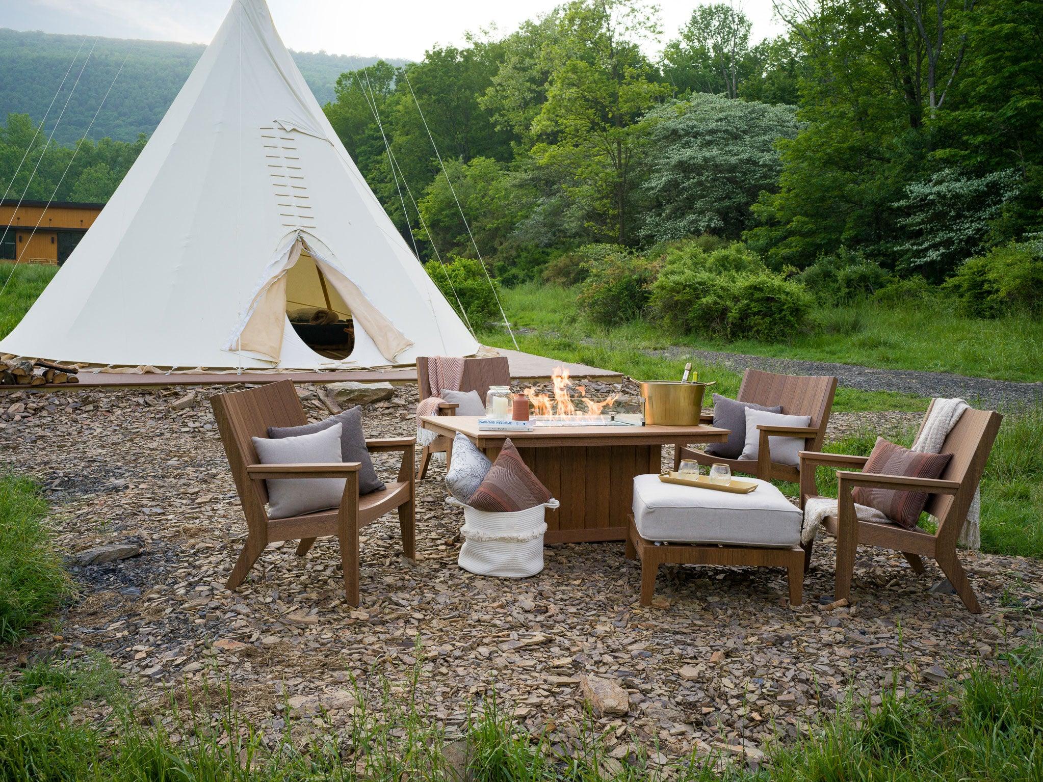 Mayhew Poly Fire Pit Set - Herron's Furniture