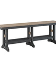 Comfo Back Poly 72" x 44" Counter Dining Set with Bench - Herron's Furniture