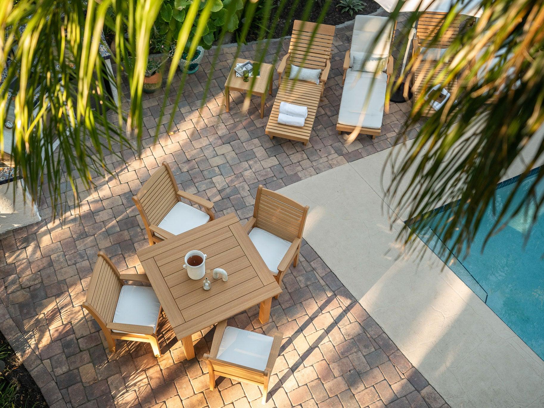 Homestead Poly 44" Square Dining Set - Herron's Furniture