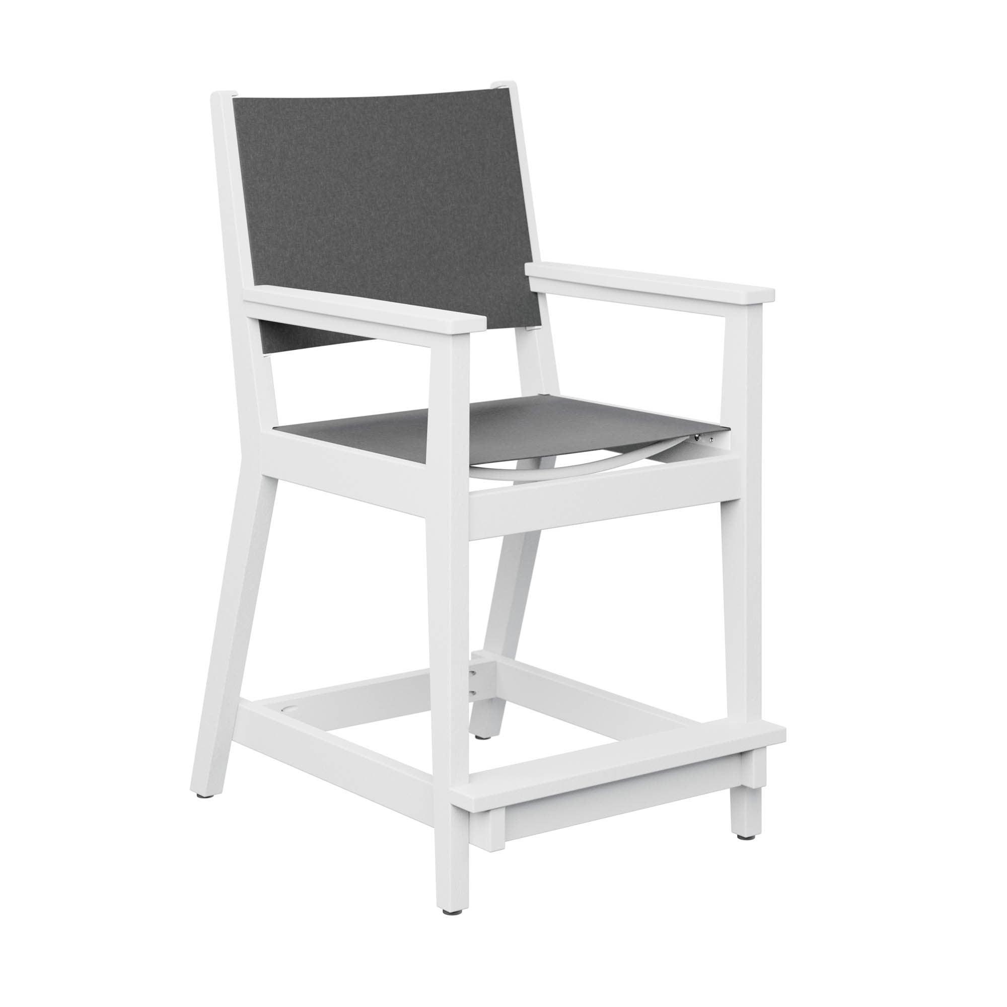 Mayhew Amish Sling Counter Arm Chair - Herron's Furniture