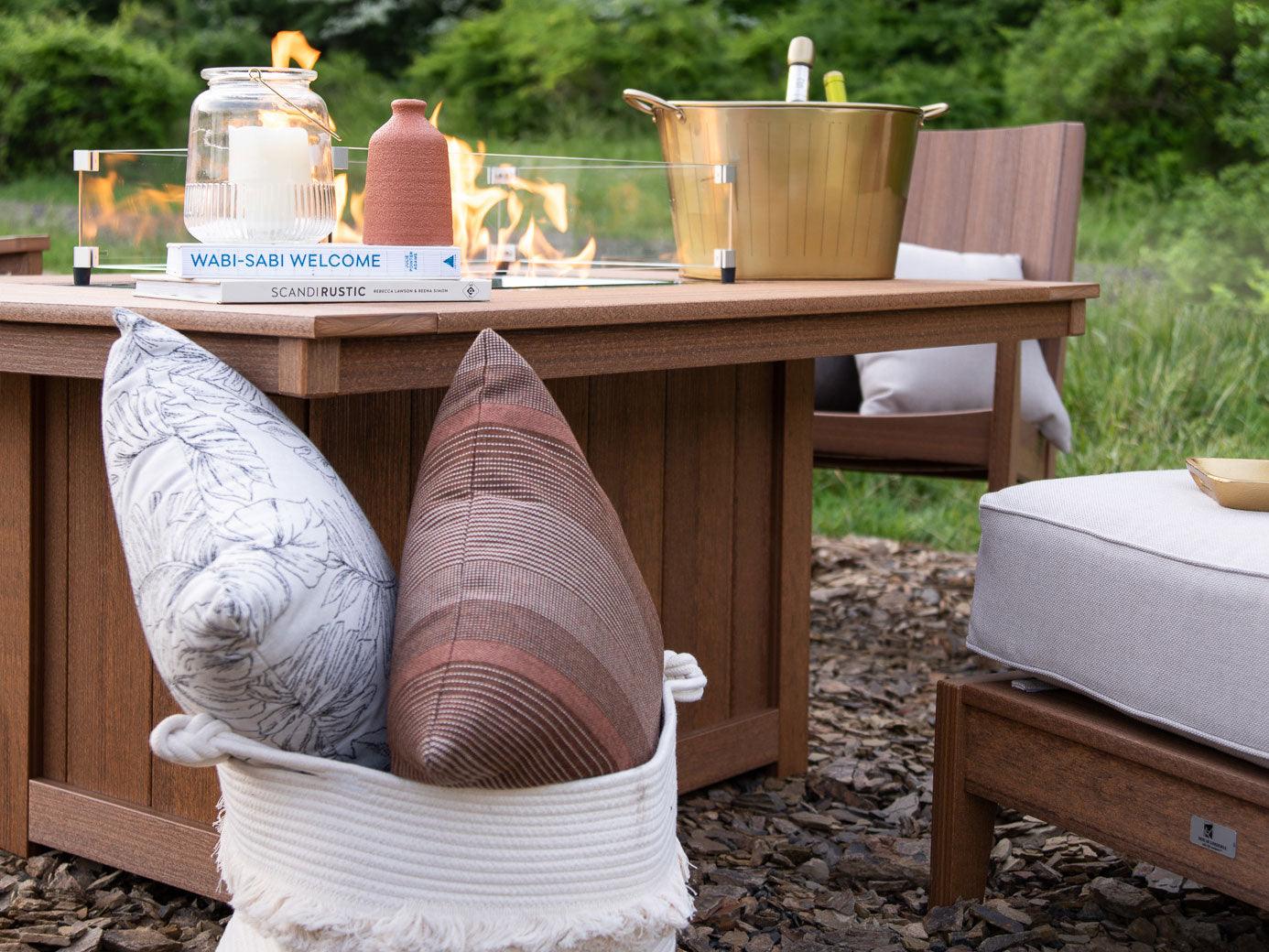 Mayhew Poly Fire Pit Set - Herron's Furniture