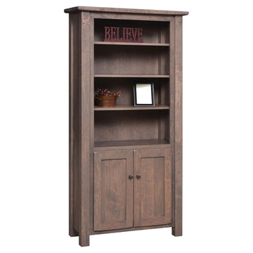 Barn Floor Amish Bookcase - Herron's Furniture