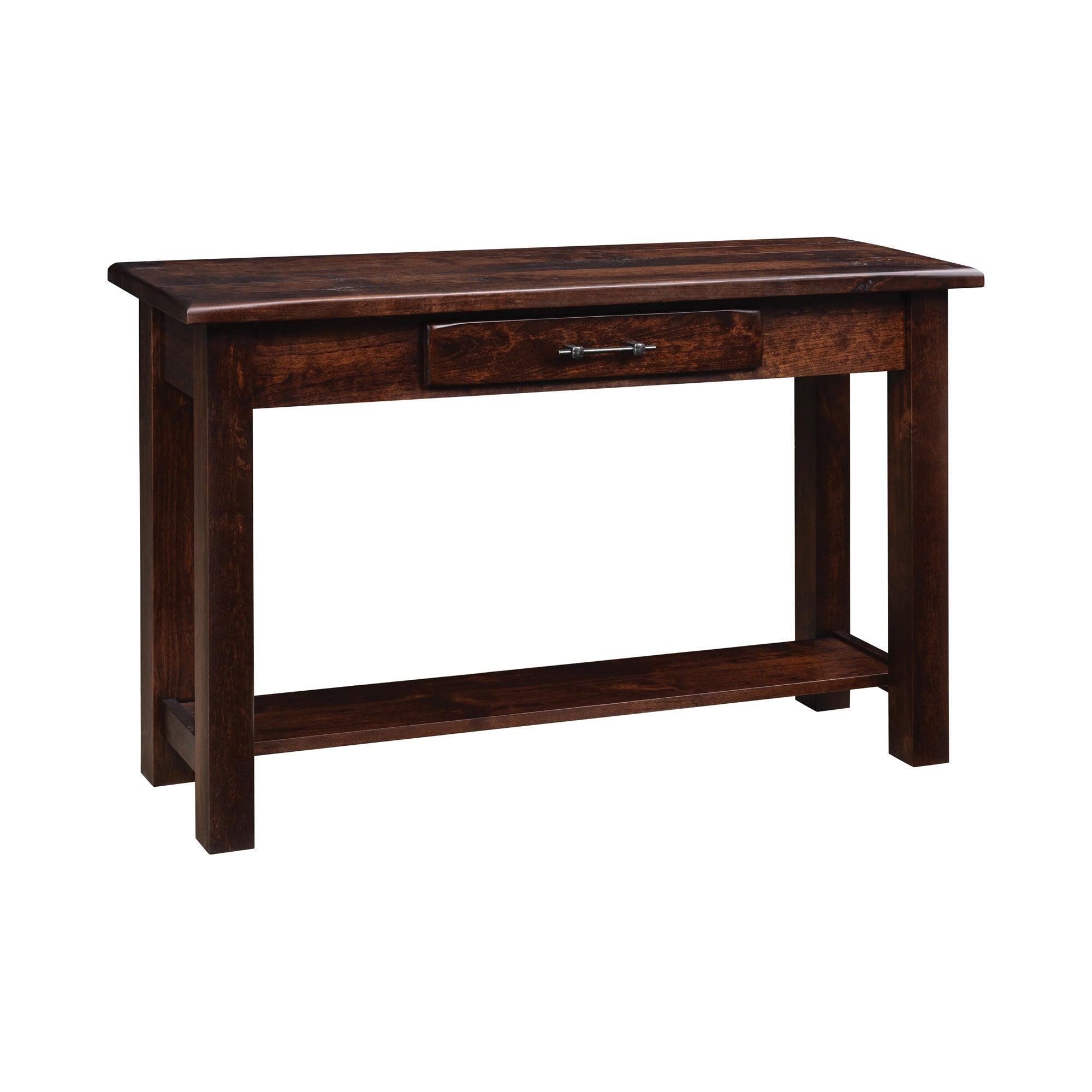 Barn Floor Amish Sofa Table - Herron's Furniture