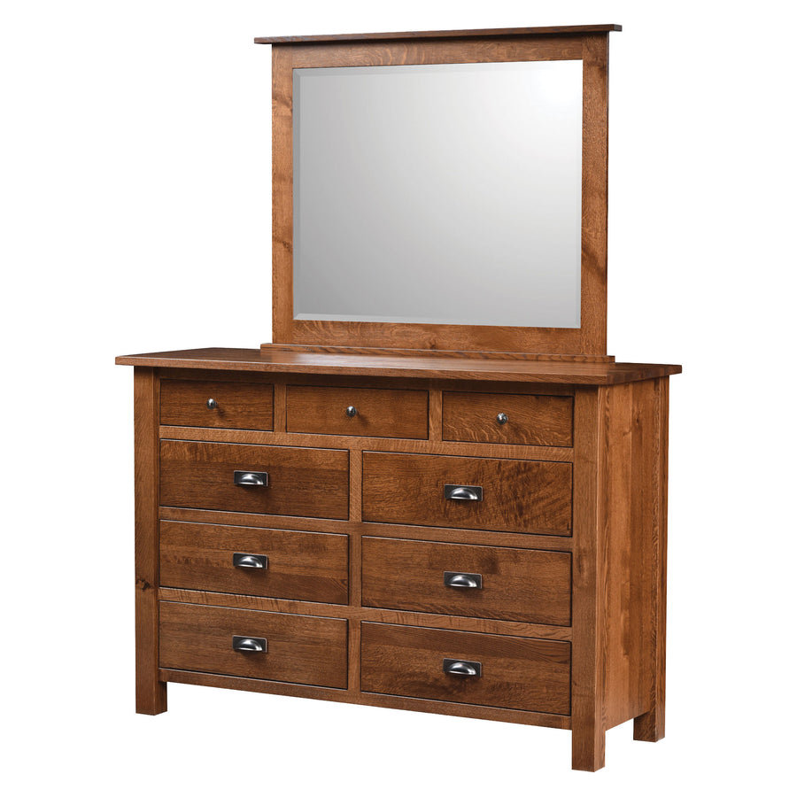 Koehler Creek Amish Dresser and Mirror - Herron's Furniture