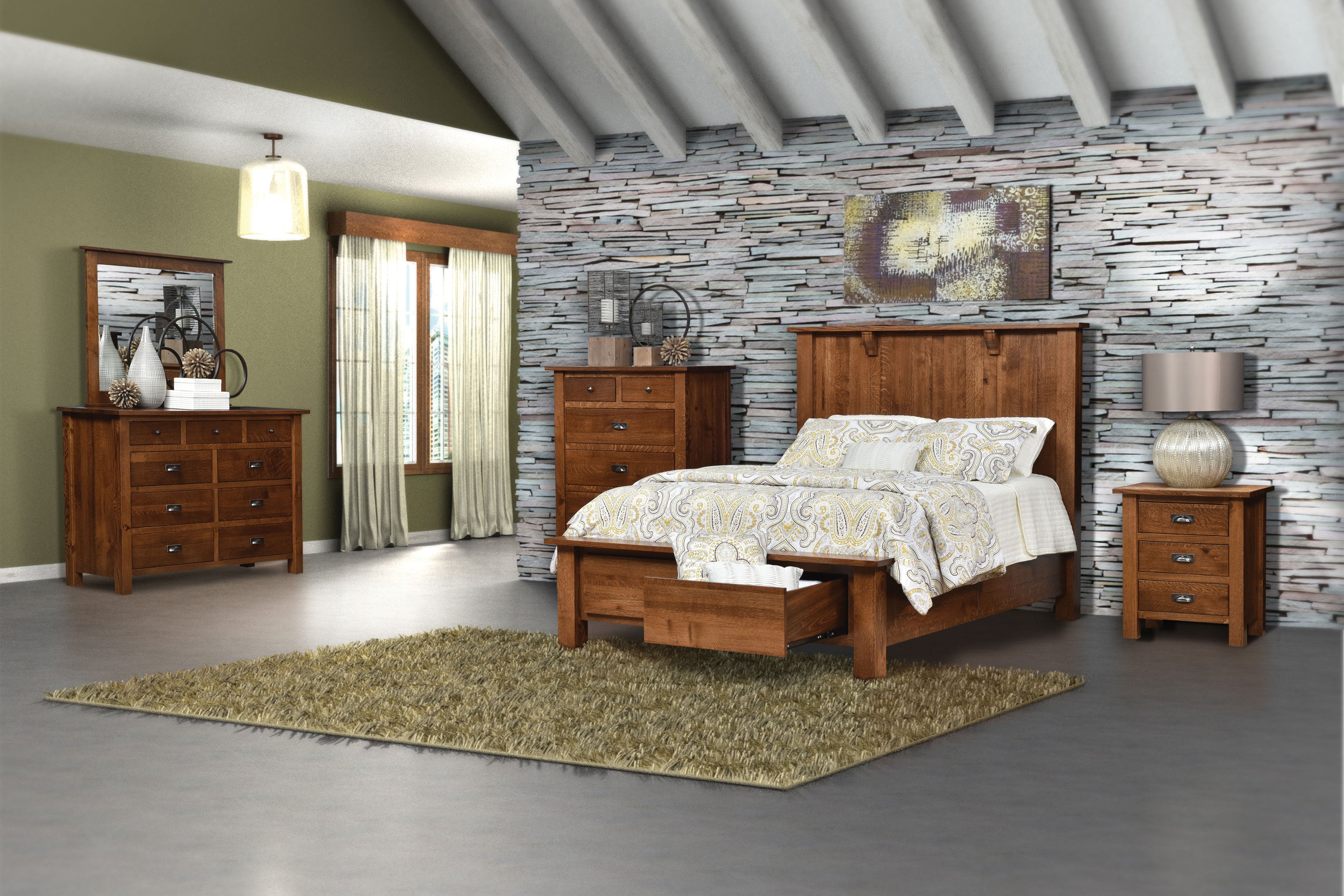 Koehler Creek Amish Bedroom Collection - Herron's Furniture