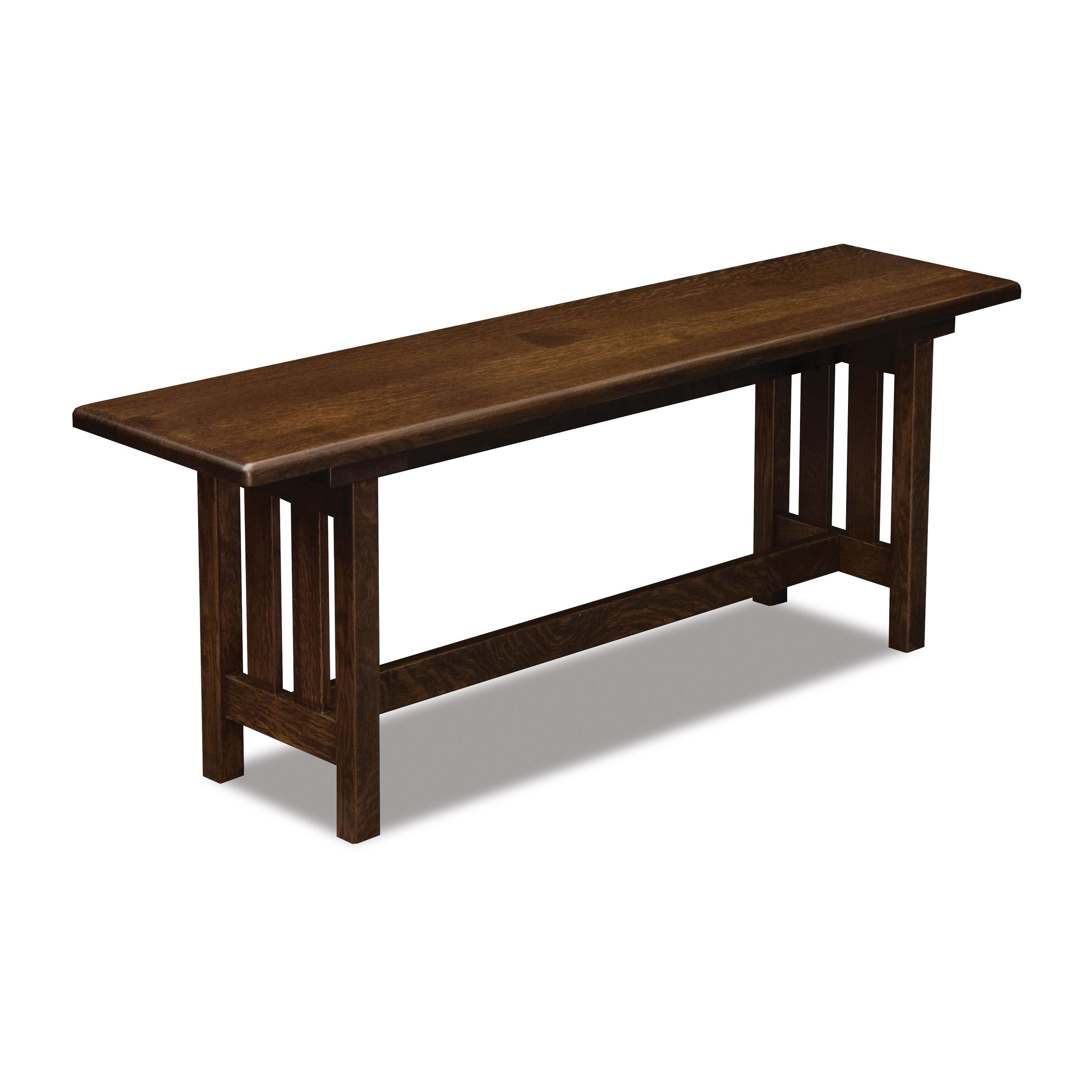 Bay Hill Amish Trestle Bench - Herron's Furniture