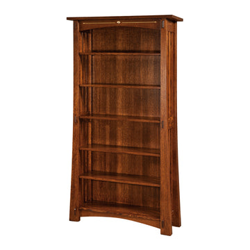 Mesa Open 72" Amish Bookcase - Herron's Furniture