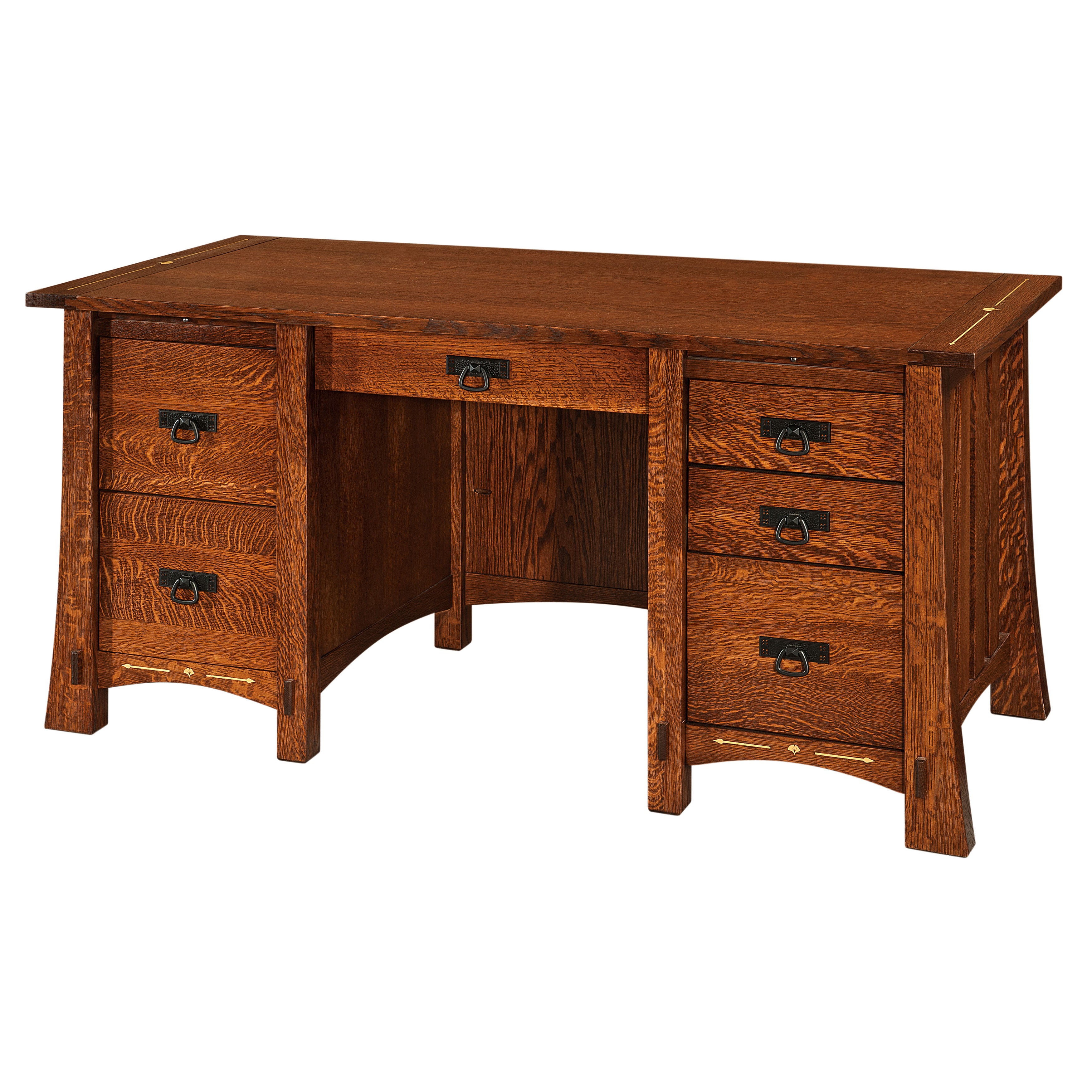 Morgan Solid Wood Amish Desk - Herron's Furniture