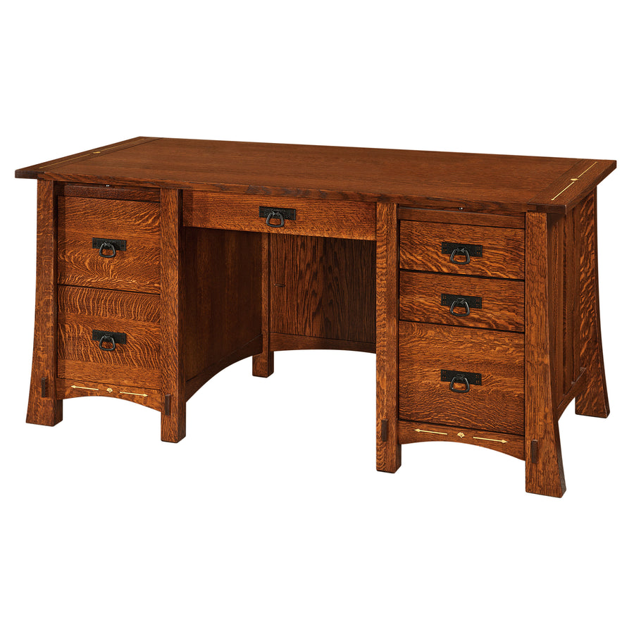 Morgan Solid Wood Amish Desk - Herron's Furniture